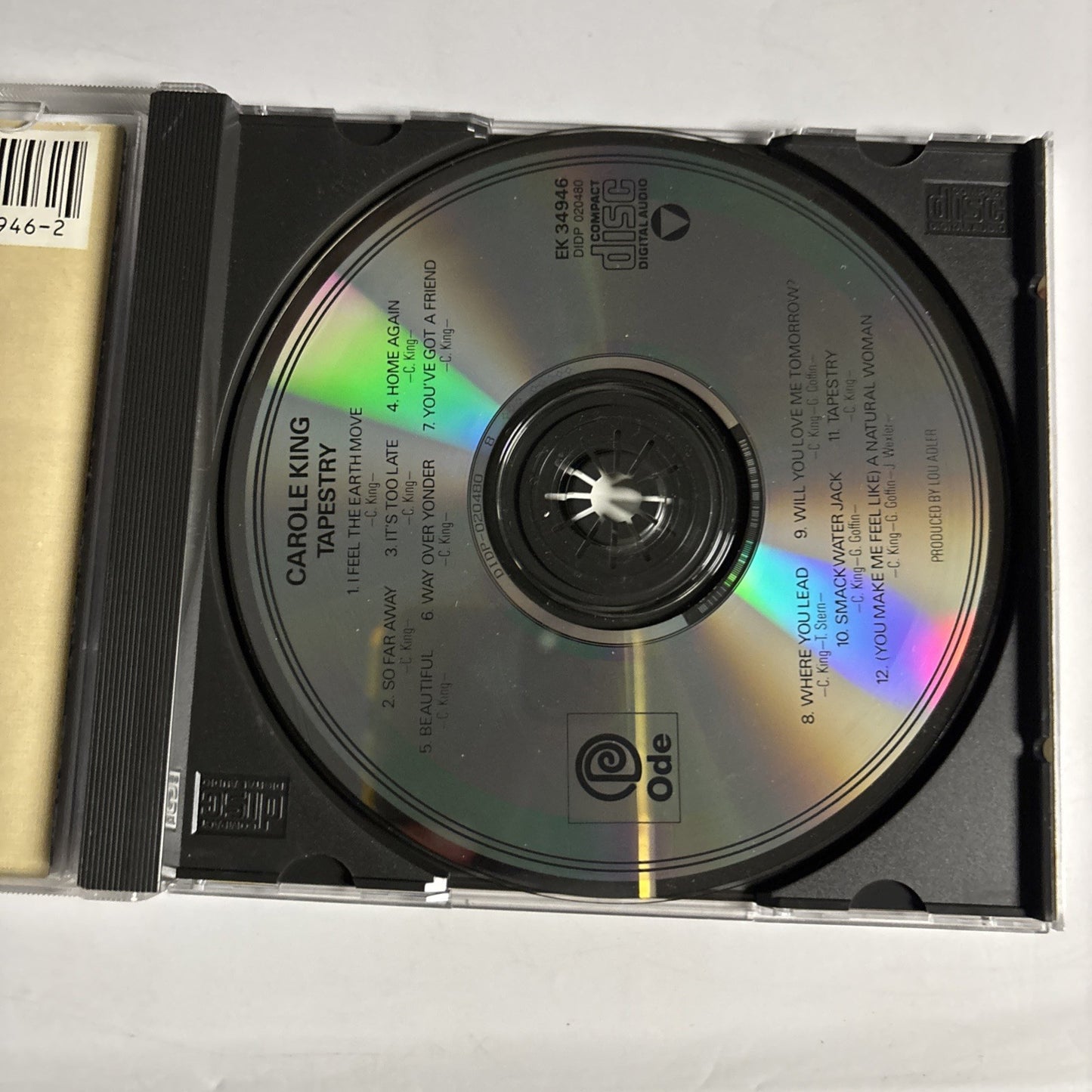 Carole King – Tapestry (CD, 1986) US EK 34946