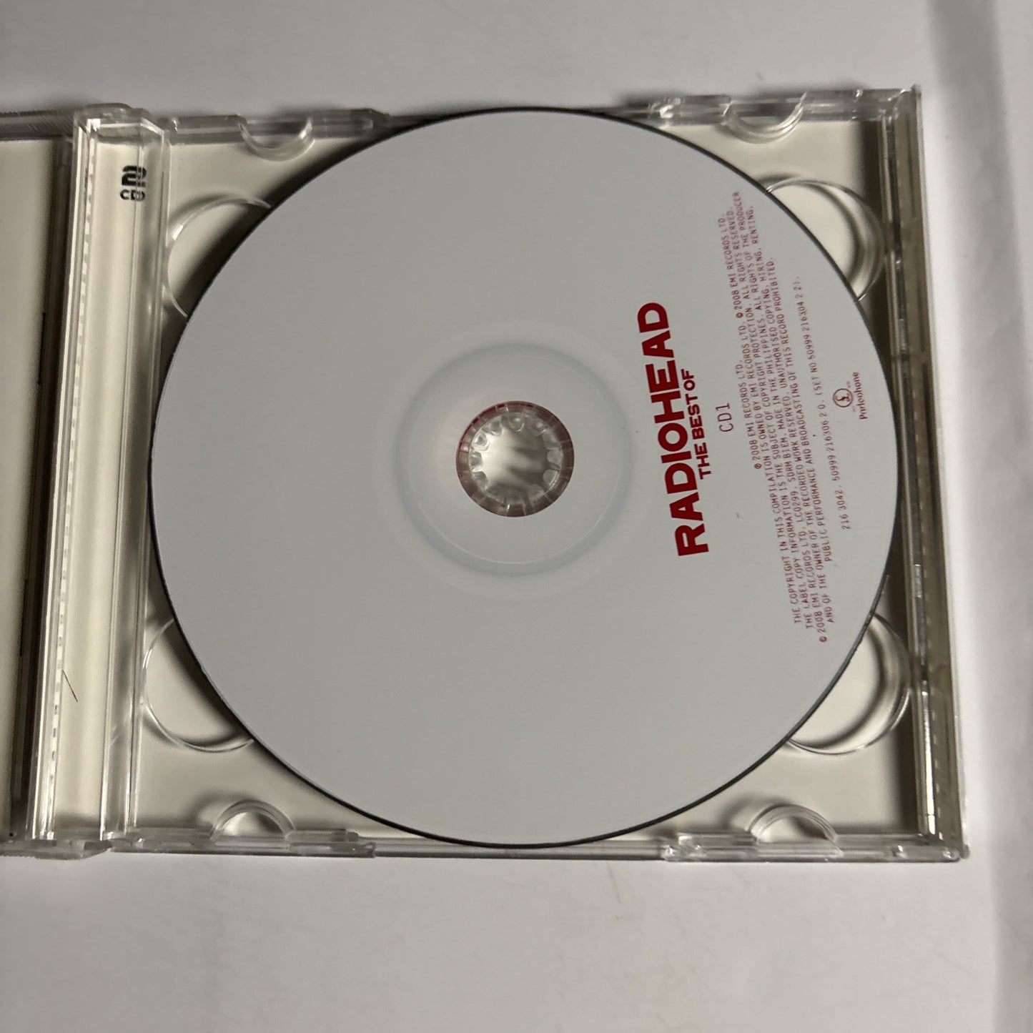 Radiohead – The Best Of  (CD, 2008) Europe 2-Disc 216 3042