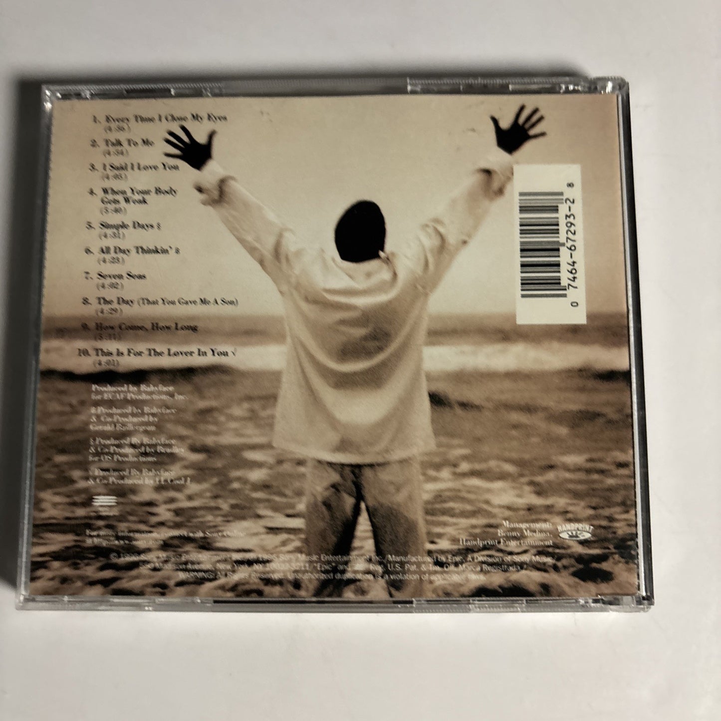 Babyface – The Day (CD, 1996)  US EK 67293