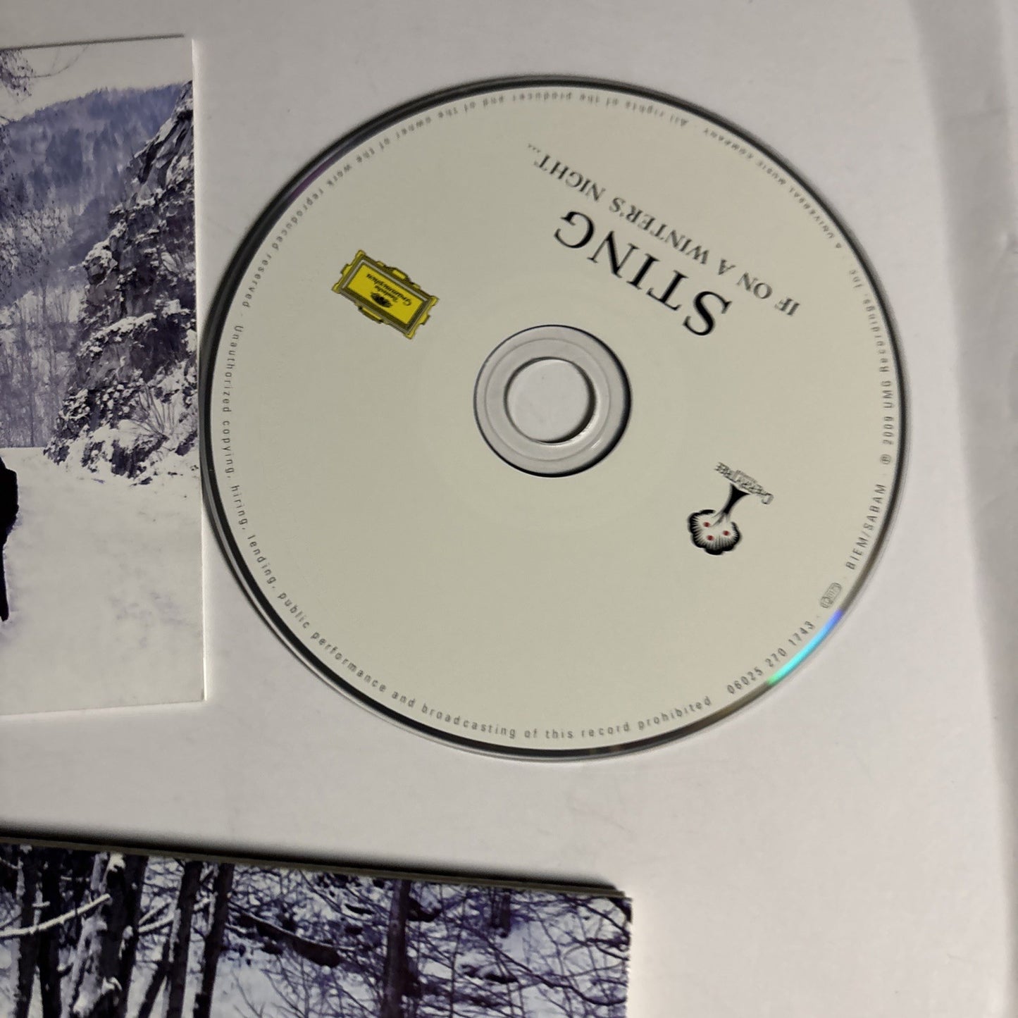 Sting – If On A Winter's Night... (CD, 2009) Europe Digipak 06025 270 1743