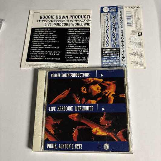 Boogie Down Productions – Live Hardcore Worldwide (CD 1997) Japan obi AVCZ 95031