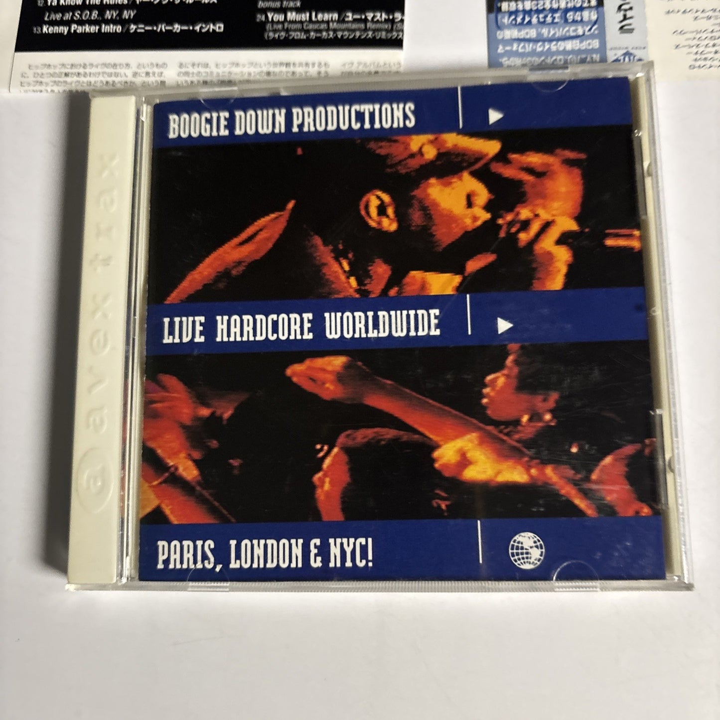 Boogie Down Productions – Live Hardcore Worldwide (CD 1997) Japan obi AVCZ 95031