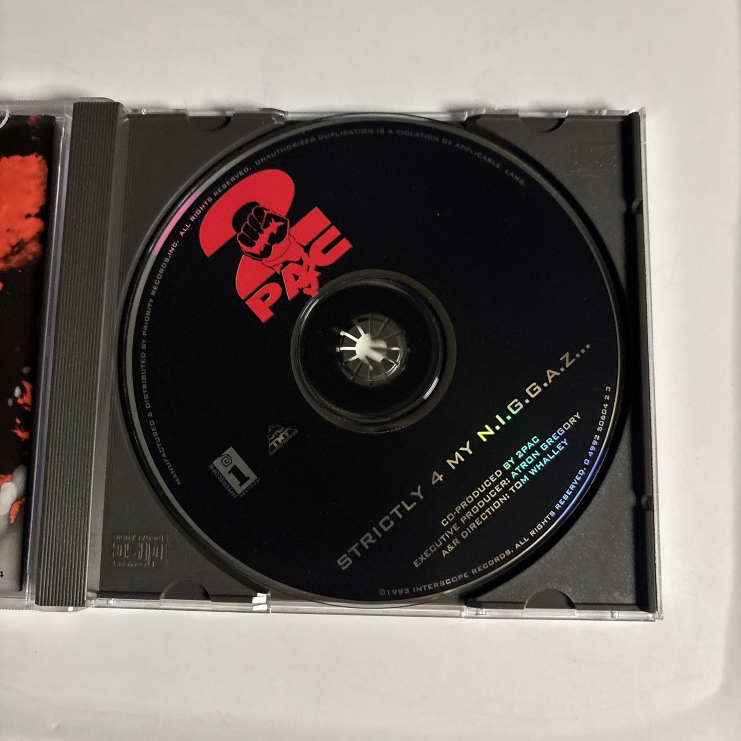 2Pac – Strictly 4 My N.I.G.G.A.Z. (CD, 1993) US P2 50604