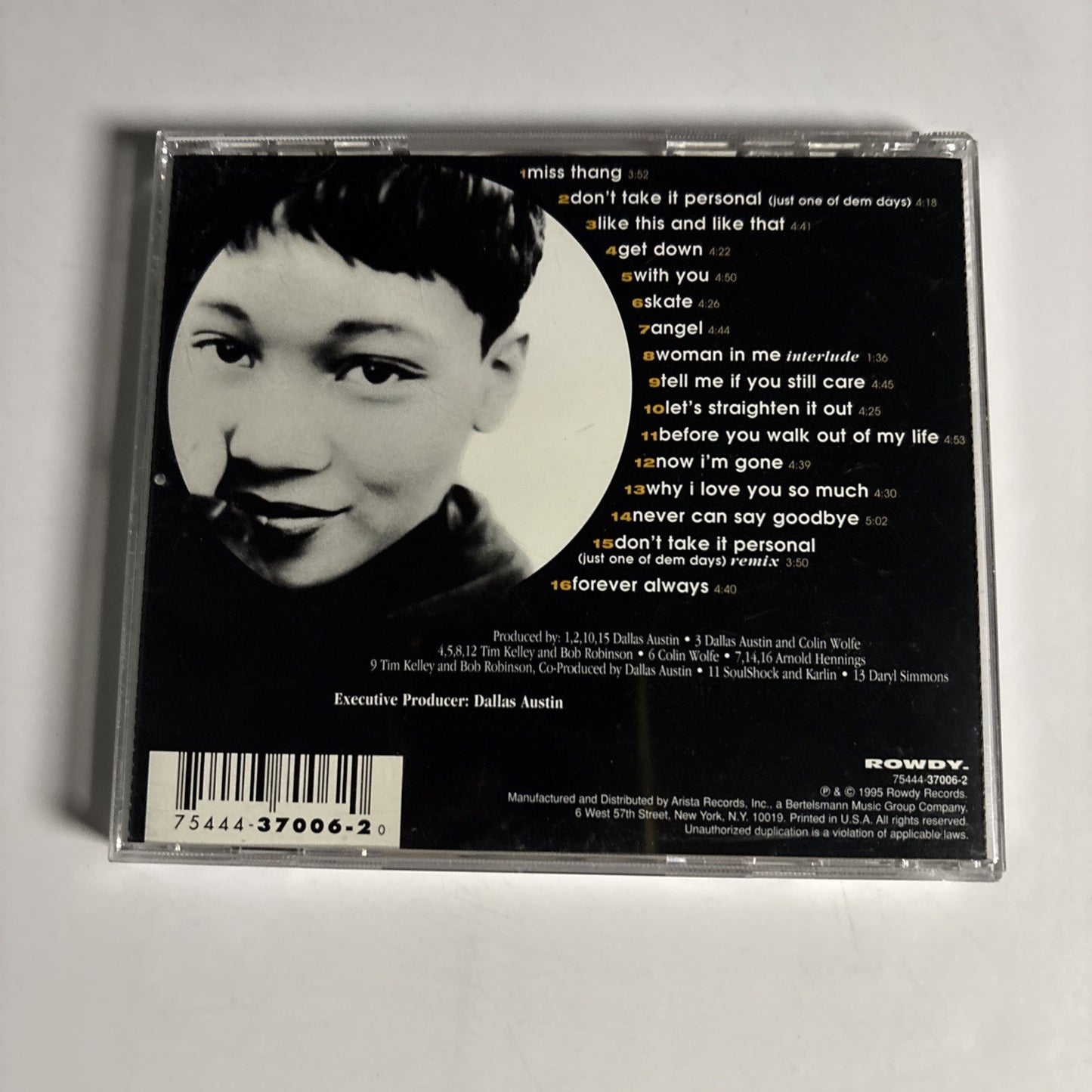 Monica – Miss Thang (CD, 1995)  US 75444-37006-2