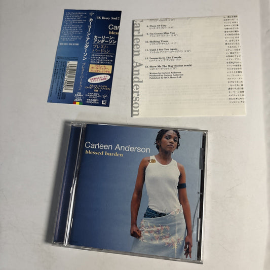 Carleen Anderson – Blessed Burden (CD, 1998) Japan obi VJCP-25372
