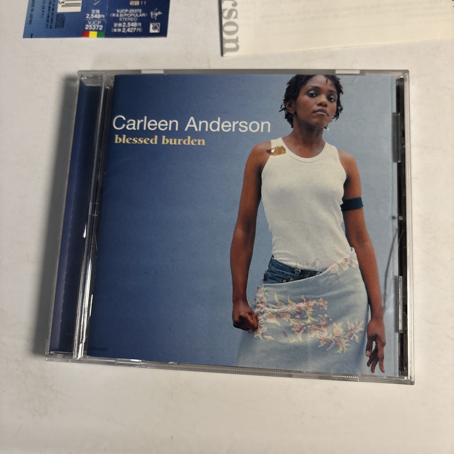 Carleen Anderson – Blessed Burden (CD, 1998) Japan obi VJCP-25372