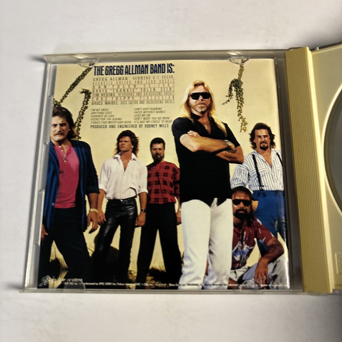 The Gregg Allman Band – I'm No Angel (CD, 1987) Japan 32·8P-197