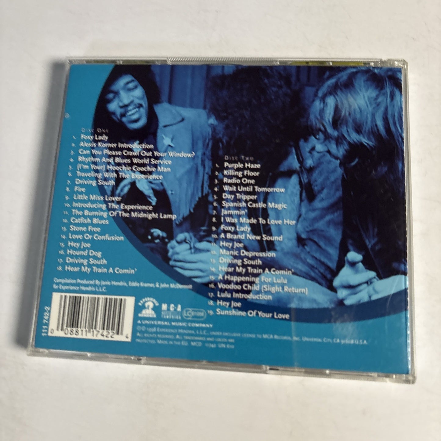 The Jimi Hendrix Experience – BBC Sessions (CD, 1998) Europe 2-Disc MCD 11742