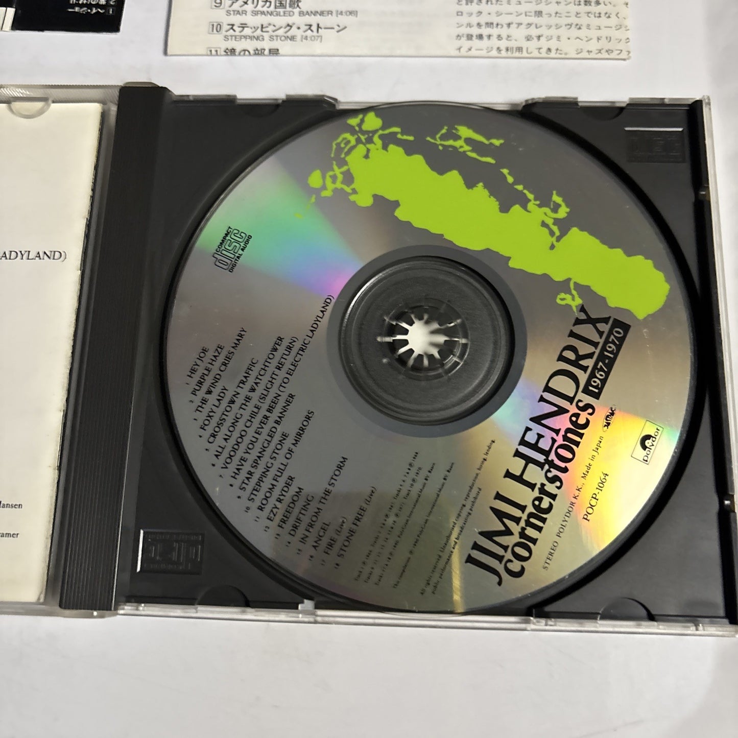 Jimi Hendrix – Cornerstones 1967-1970 (CD, 1990) Japan obi POCP-1064