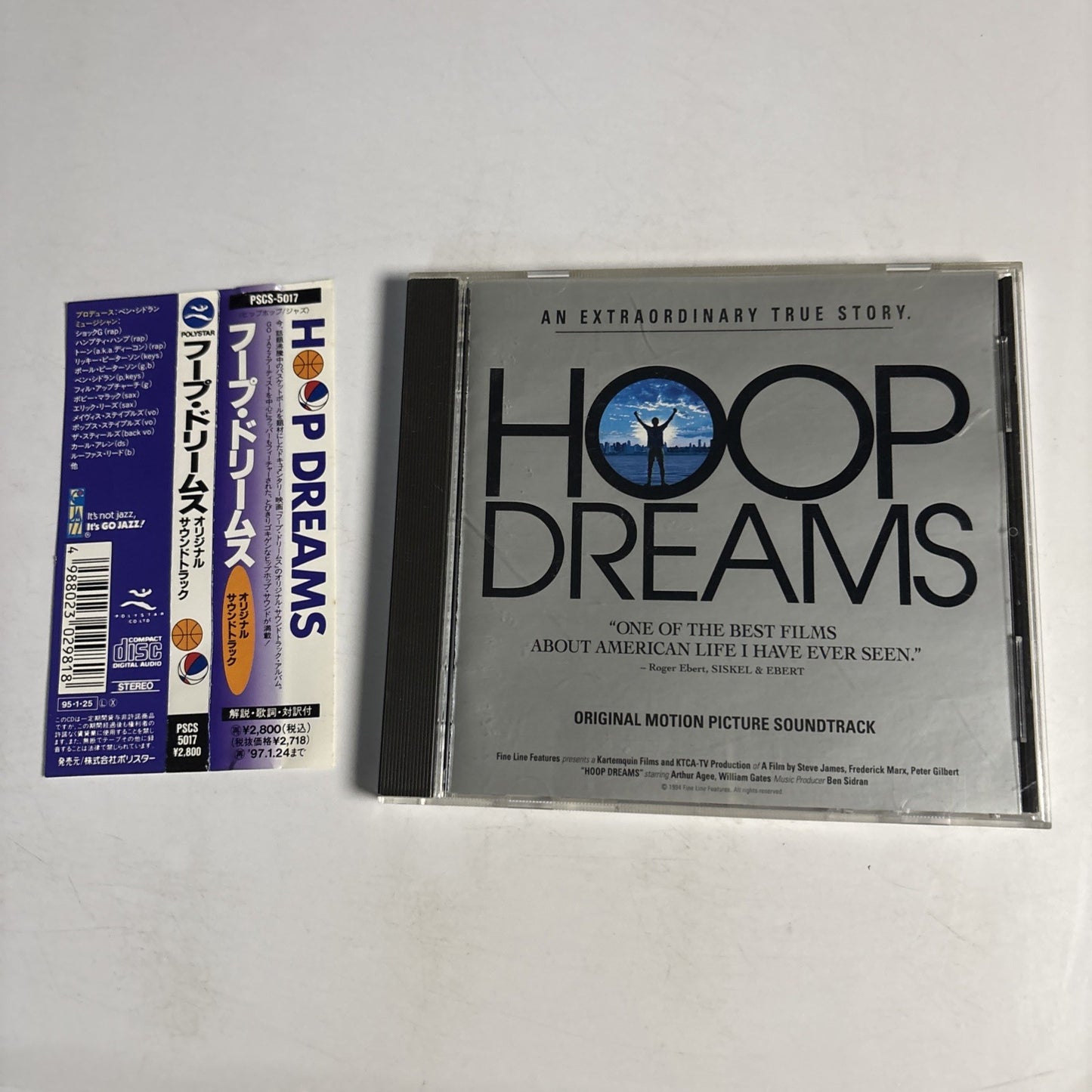 Hoop Dreams (Original Motion Picture Soundtrack) (CD, 1995) Japan obi PSCS-5017
