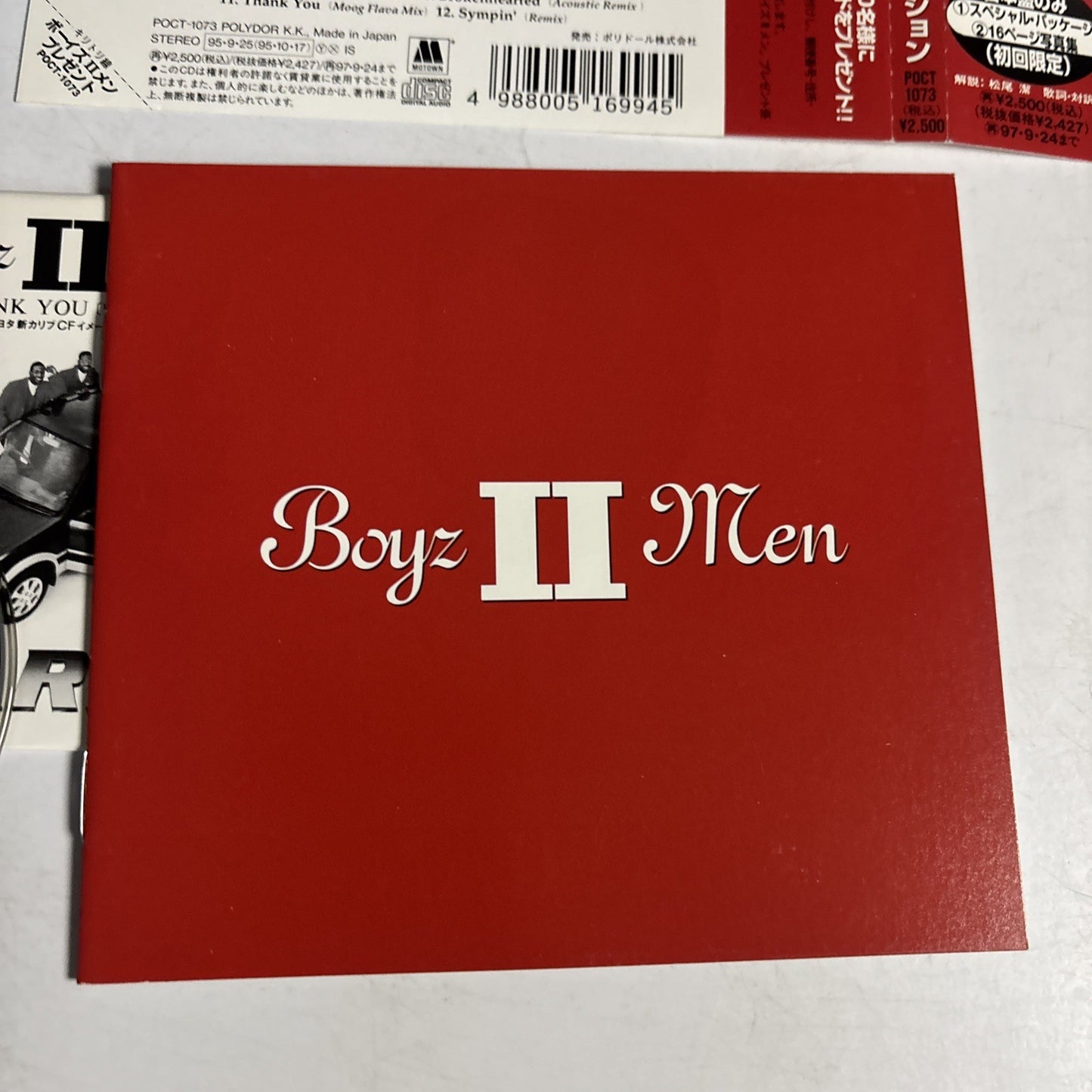 Boyz II Men – The Remix Collection (CD + 3" Disc, 1995) Japan Obi POCT-1073