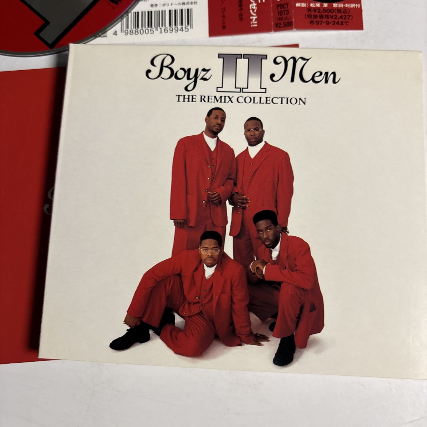Boyz II Men – The Remix Collection (CD + 3" Disc, 1995) Japan Obi POCT-1073