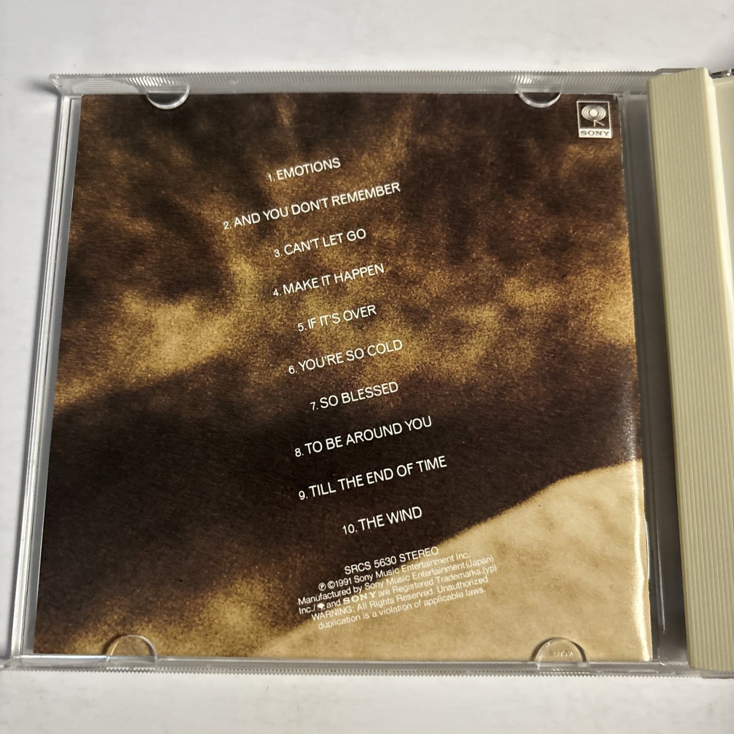 Mariah Carey – Emotions (CD 1991) Japan SRCS 5630
