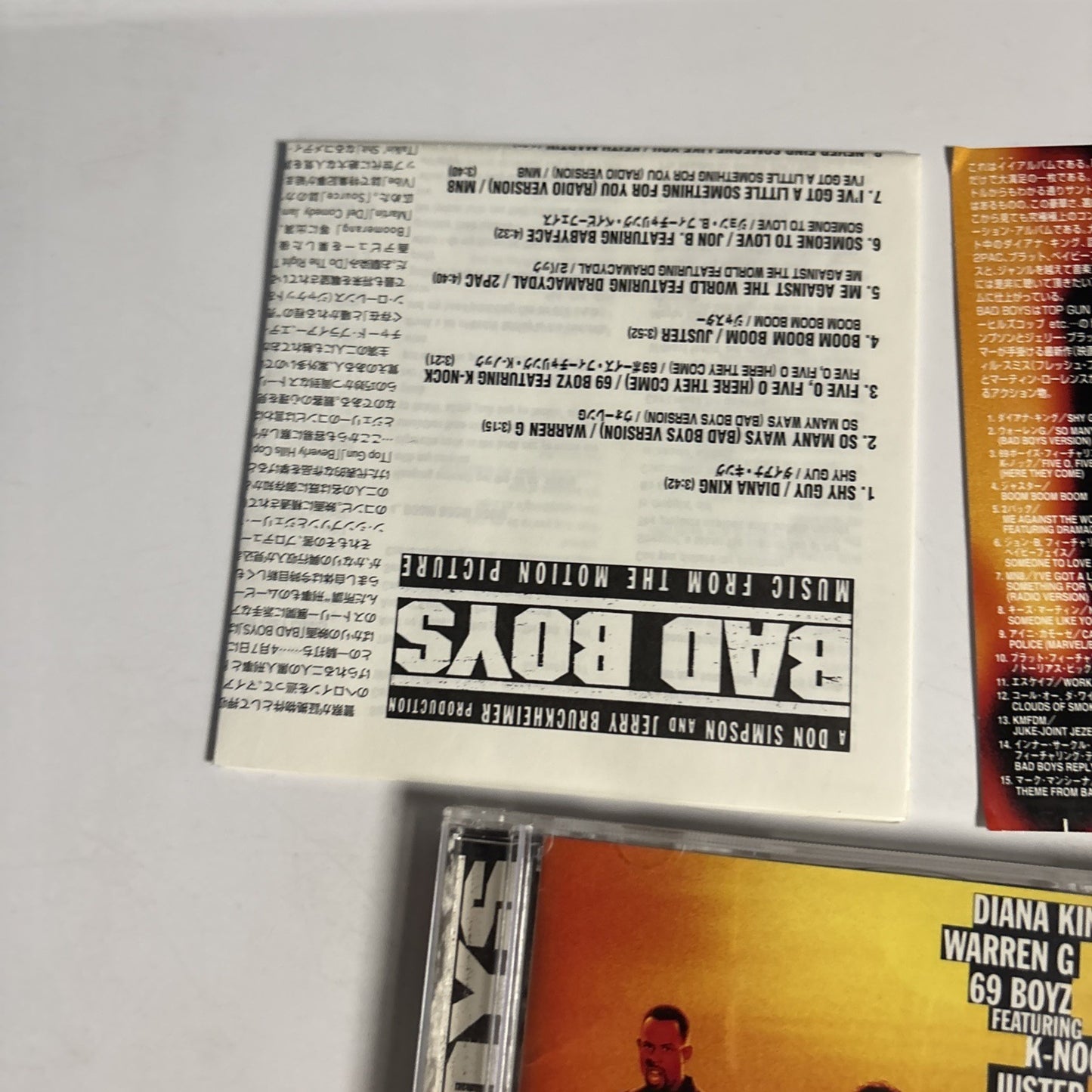 Bad Boys - Music From The Motion Picture (CD 1995) Japan obi SRCS 7675