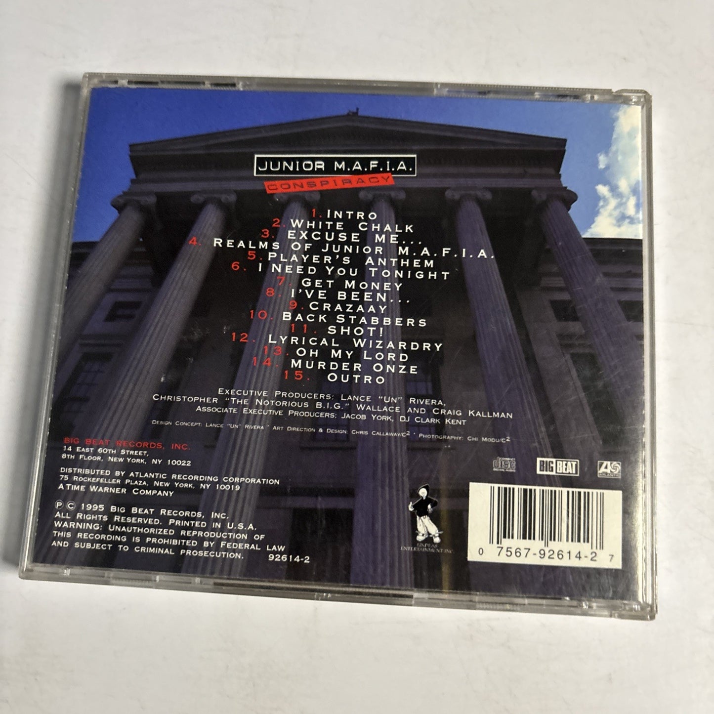 Junior M.A.F.I.A. – Conspiracy (CD, 1995) US 92614-2