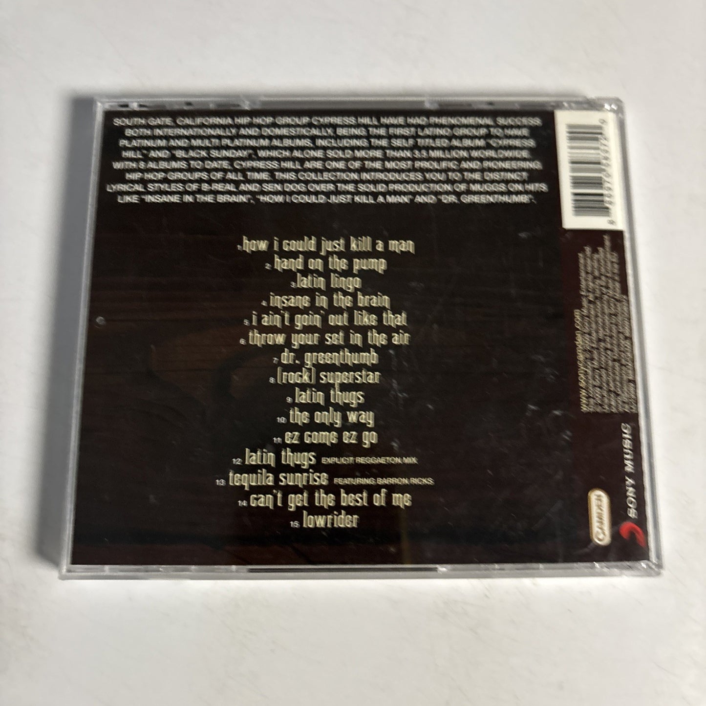 Cypress Hill – Greatest Hits From The Bong (CD, 2009) Europe 88697558372