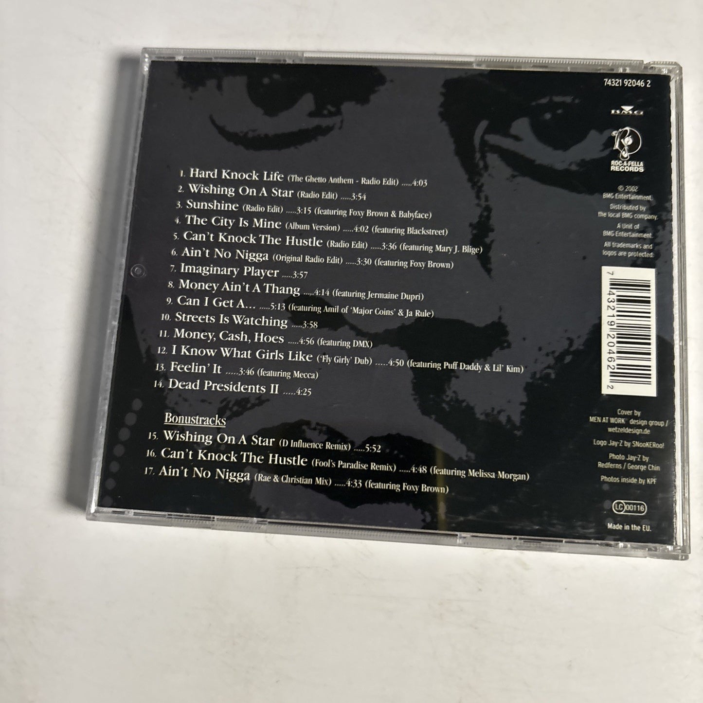 Jay-Z – Chapter One (CD, 2002) Europe 74321 92046 2