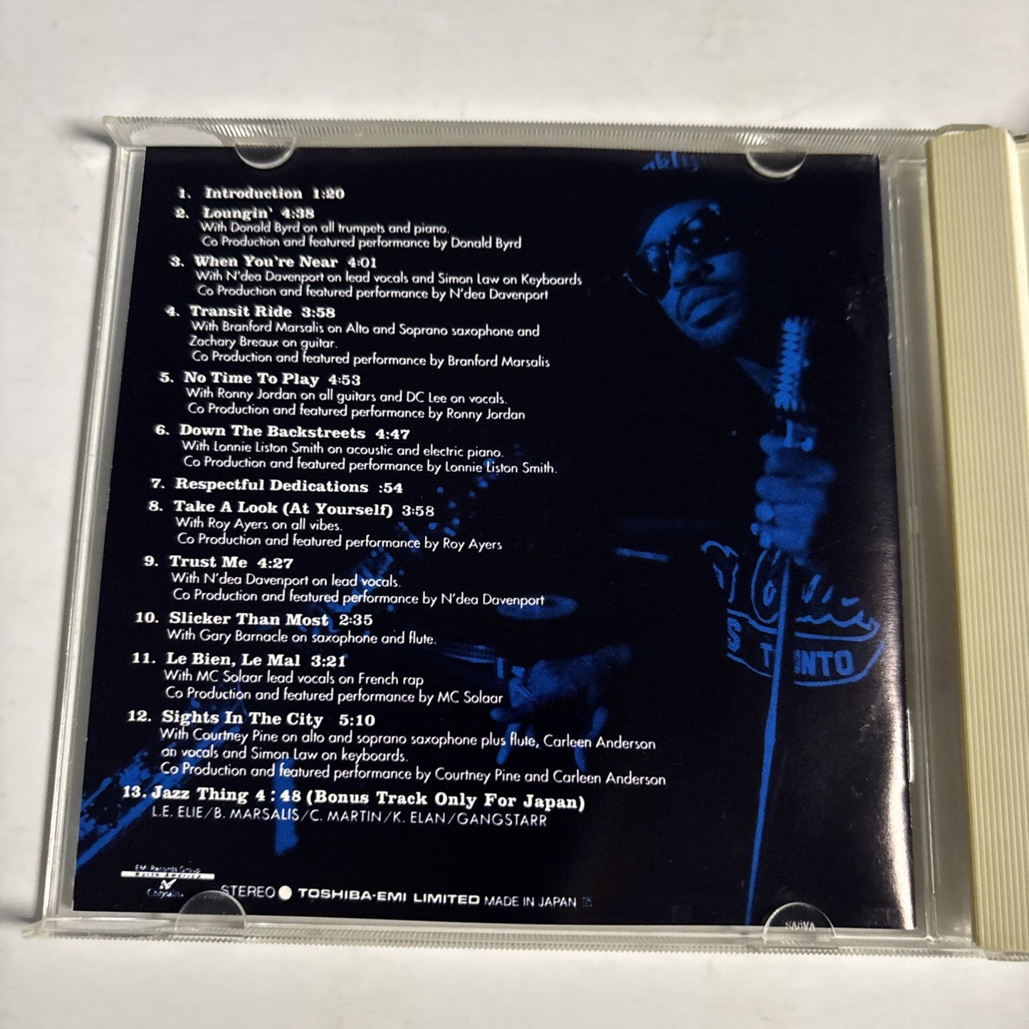 Guru – Jazzmatazz (Volume 1) (CD, 1993) Japan TOCP 7836