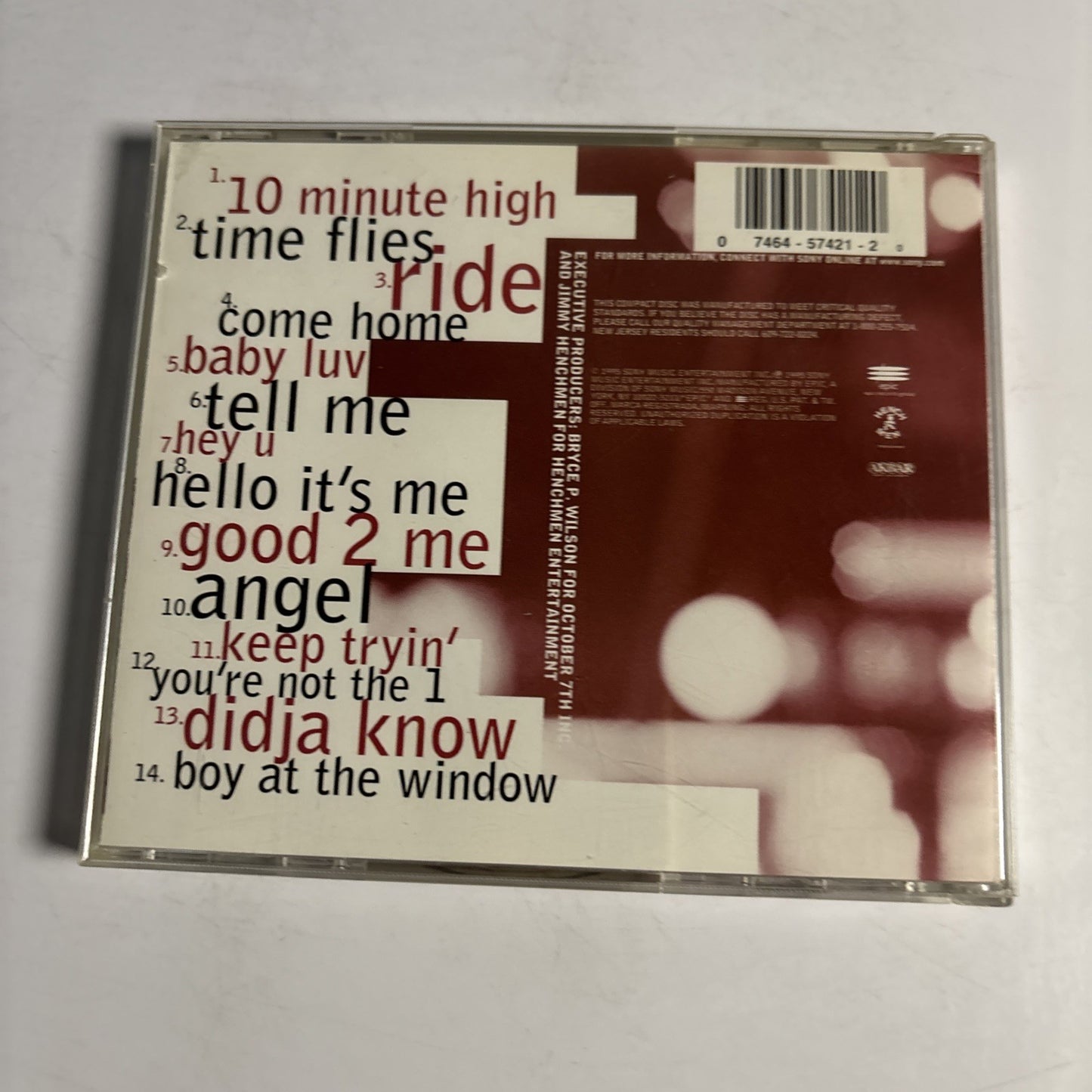 Groove Theory – Groove Theory (CD, 1995) US EK 57421