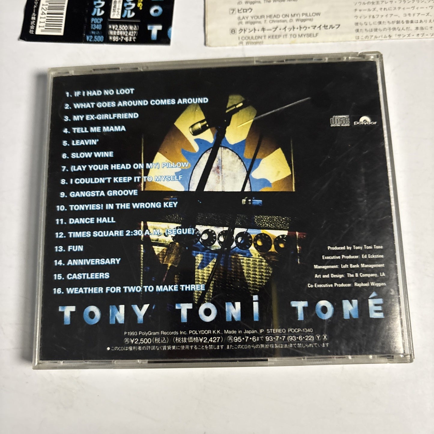 Tony! Toni! Toné! – Sons Of Soul (CD, 1993) Japan POCP-1340
