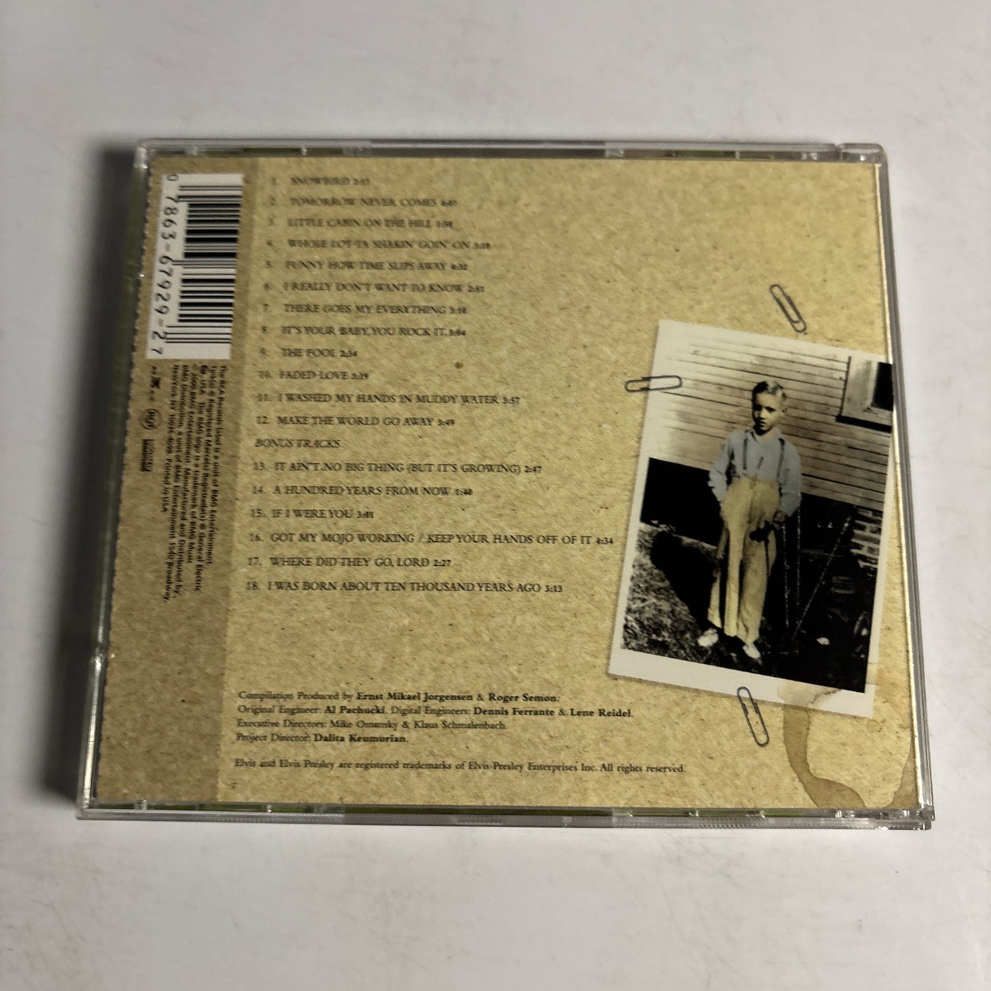 Elvis Presley – Elvis Country (I'm 10,000 Years Old) (CD) US RCA 07863 67929 2