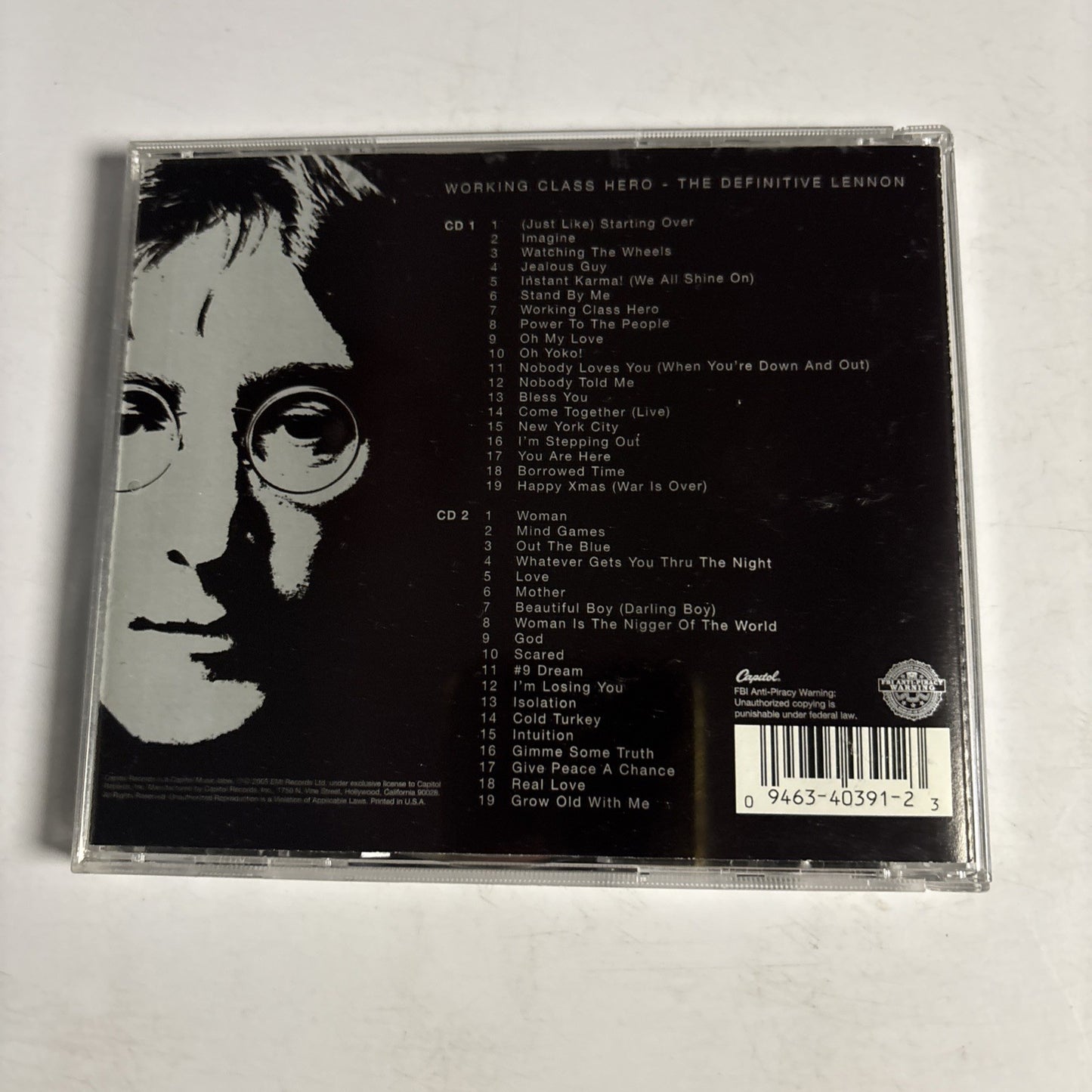 John Lennon – Working Class Hero - The Definitive Lennon (CD, 2005, 2-Disc) US