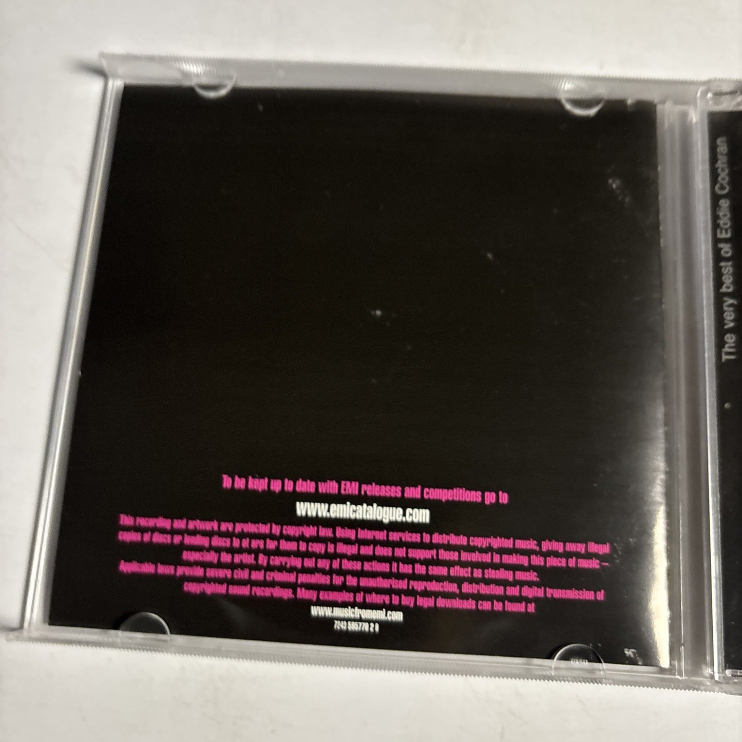 Eddie Cochran – Somethin' Else (CD, 2004) Europe 7243 5 95770 2 9