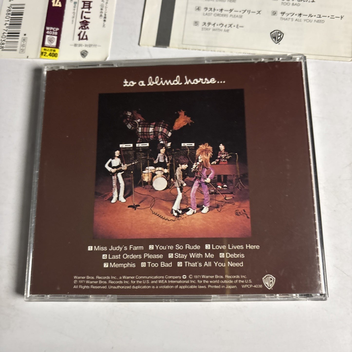 Faces – A Nod Is As Good As A Wink... To A Blind Horse (CD, 1991) Japan obi