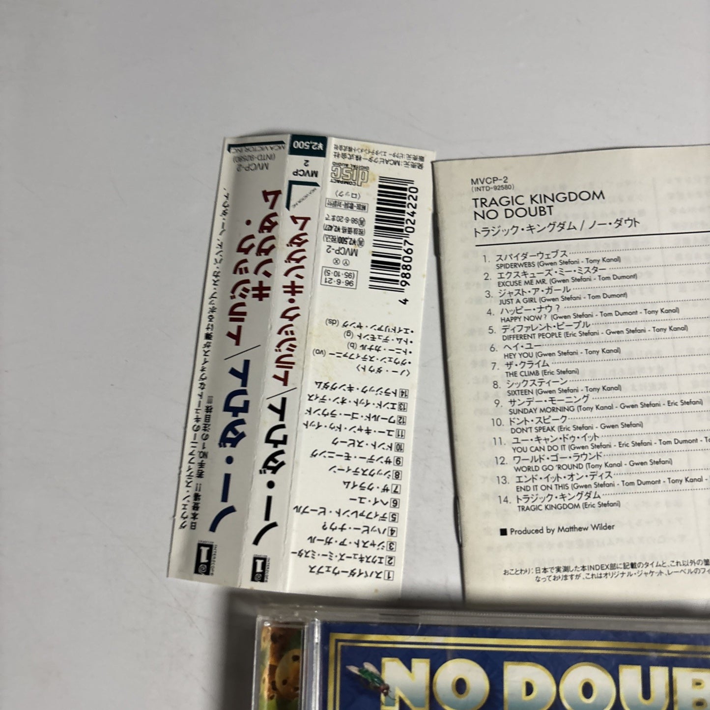 No Doubt – Tragic Kingdom (CD, 1996) Japan obi MVCP-2