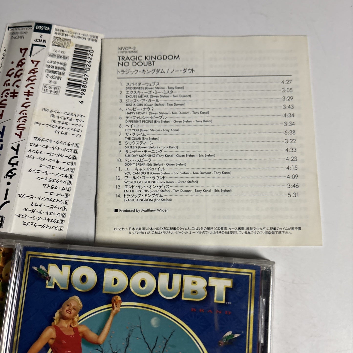No Doubt – Tragic Kingdom (CD, 1996) Japan obi MVCP-2
