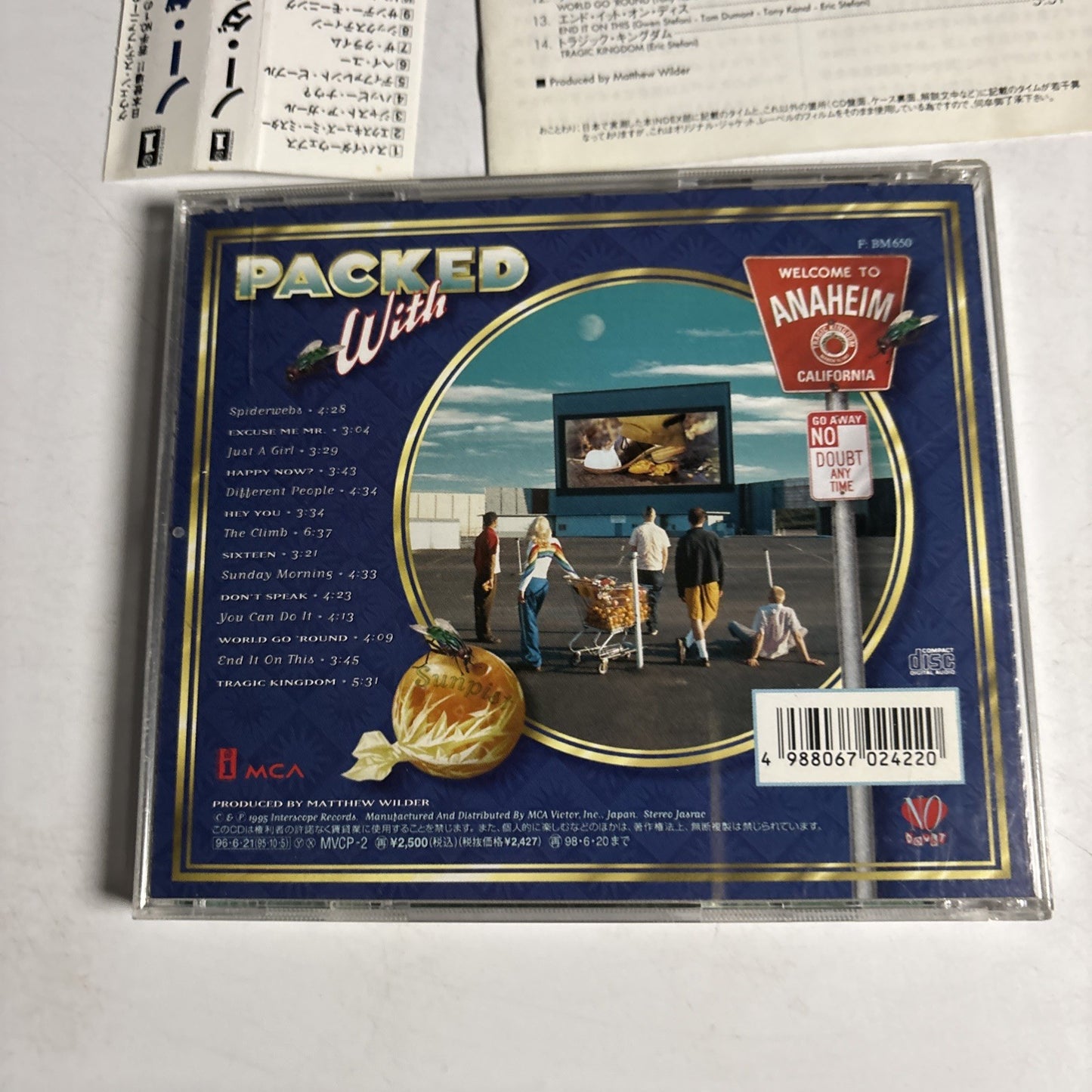 No Doubt – Tragic Kingdom (CD, 1996) Japan obi MVCP-2