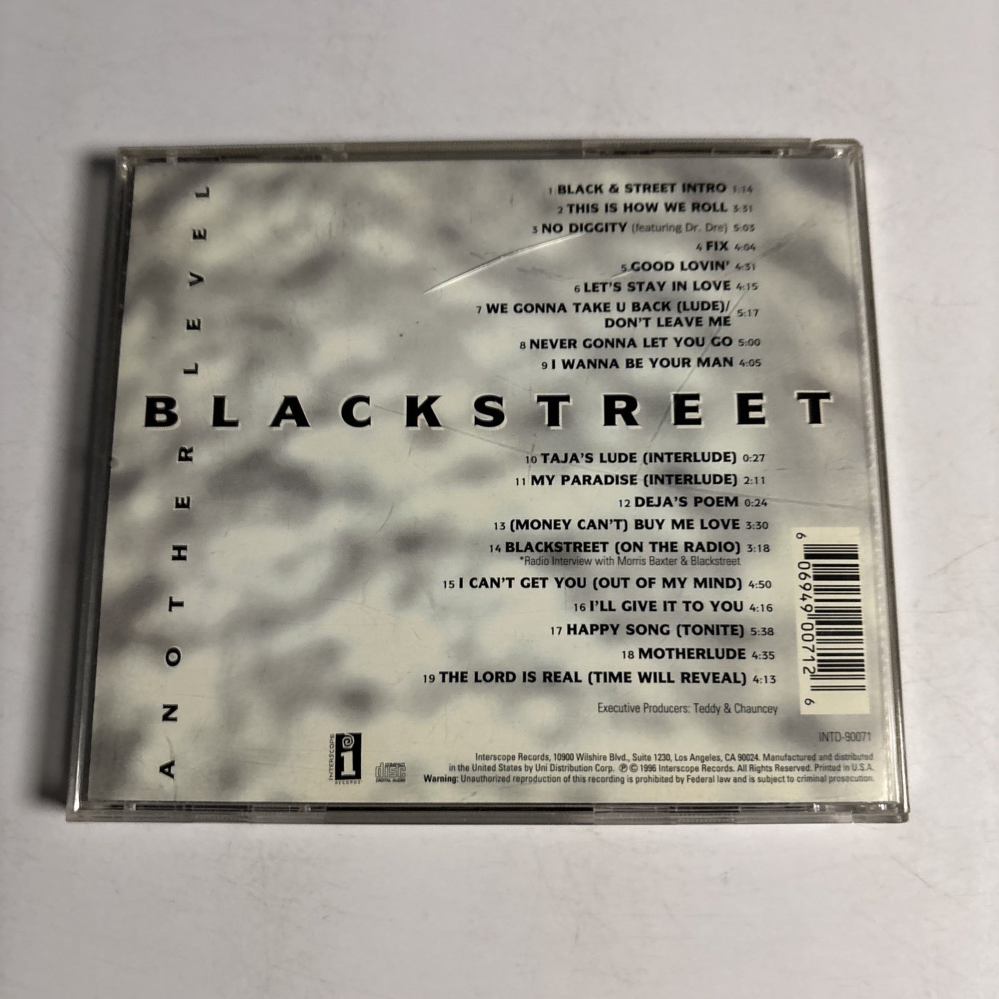 Blackstreet – Another Level (CD, 1996) US INTD-90071