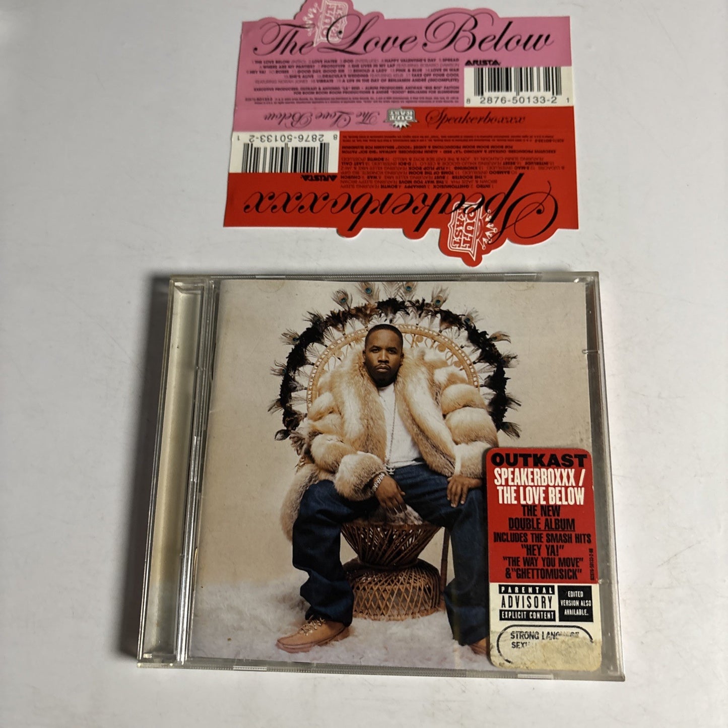 OutKast – Speakerboxxx / The Love Below (CD, 2003) US 2-Disc 82876 50133 2