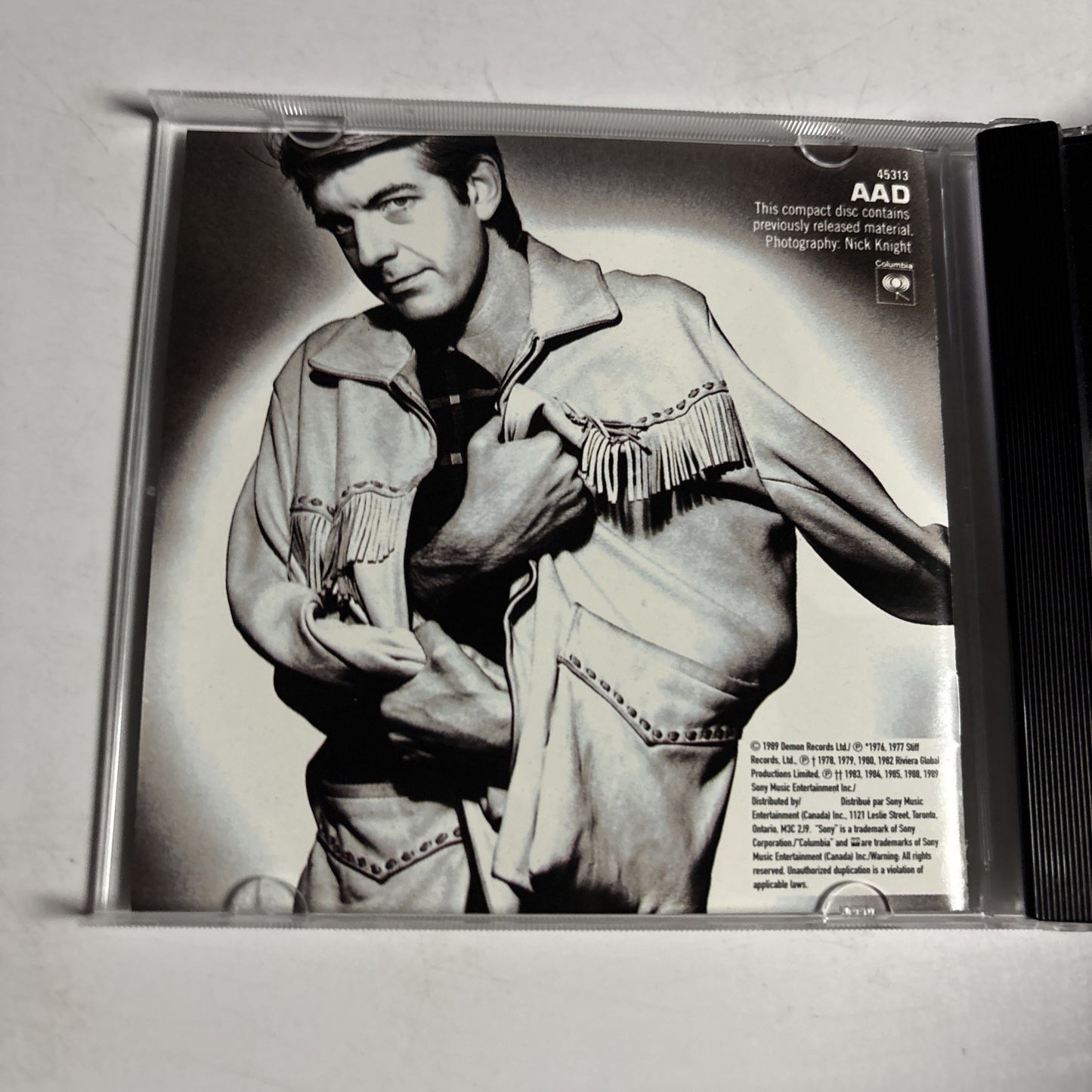Nick Lowe – Basher: The Best Of Nick Lowe (CD, 1989)  US CK 45313