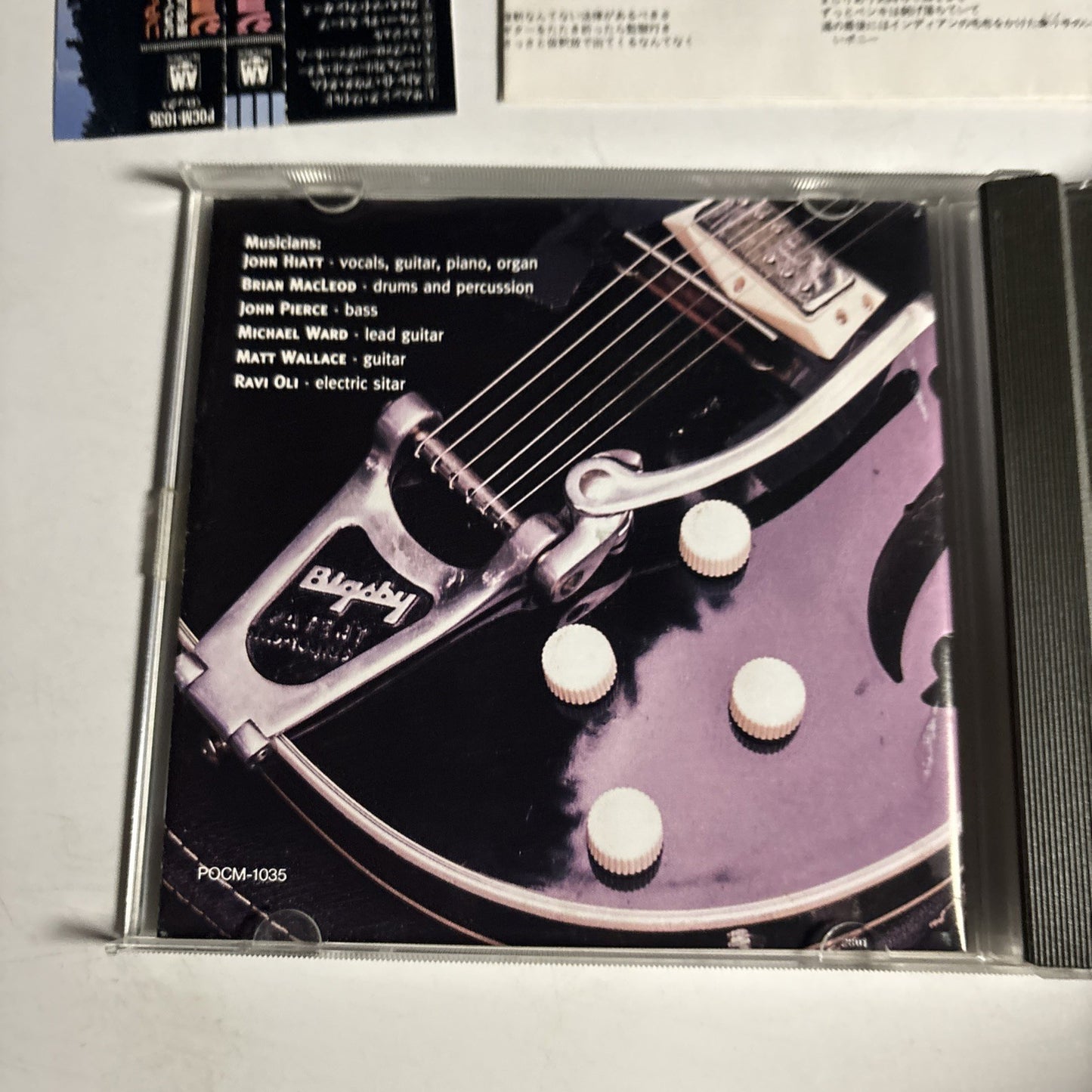 John Hiatt – Perfectly Good Guitar (CD, 1993) Japan obi POCM-1035