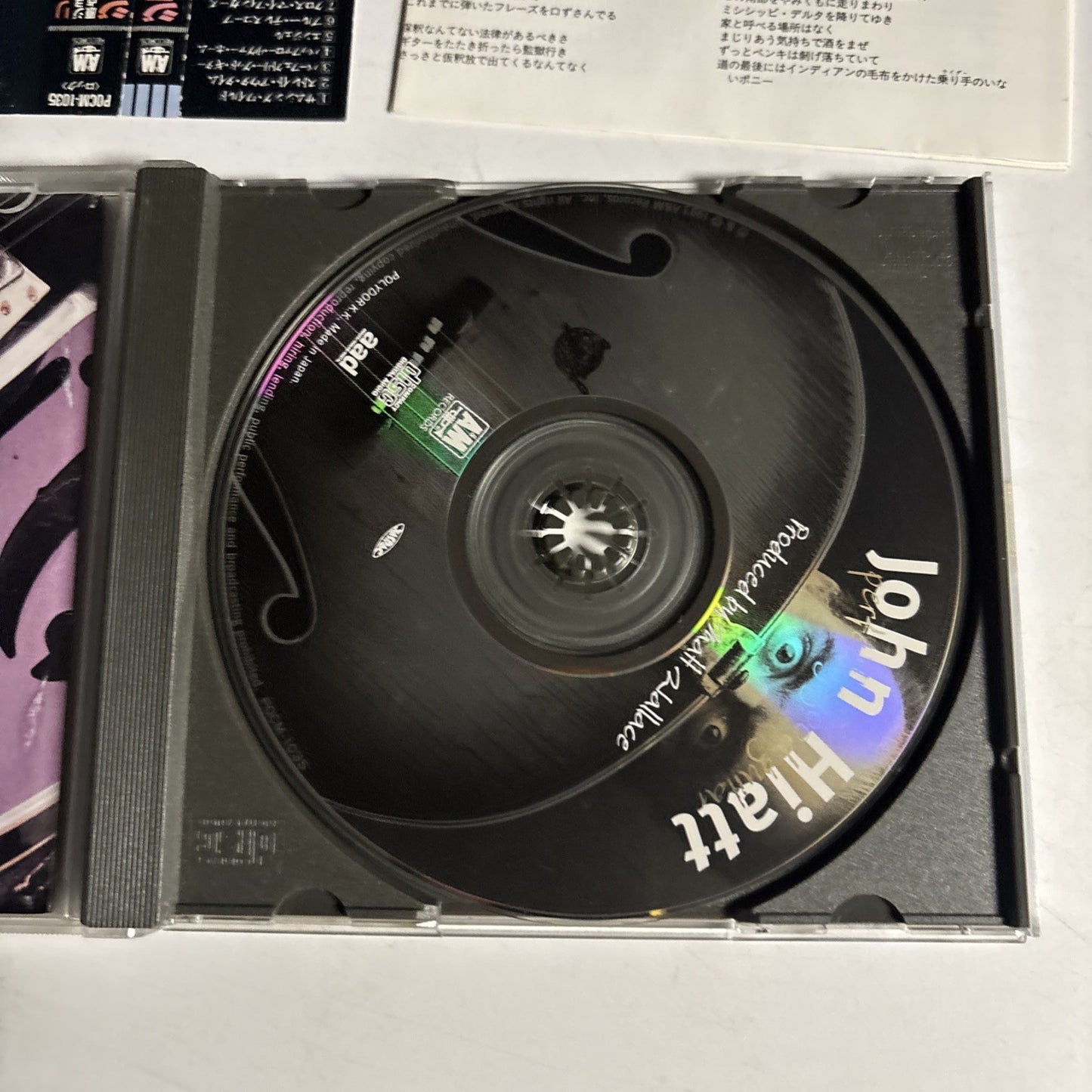 John Hiatt – Perfectly Good Guitar (CD, 1993) Japan obi POCM-1035