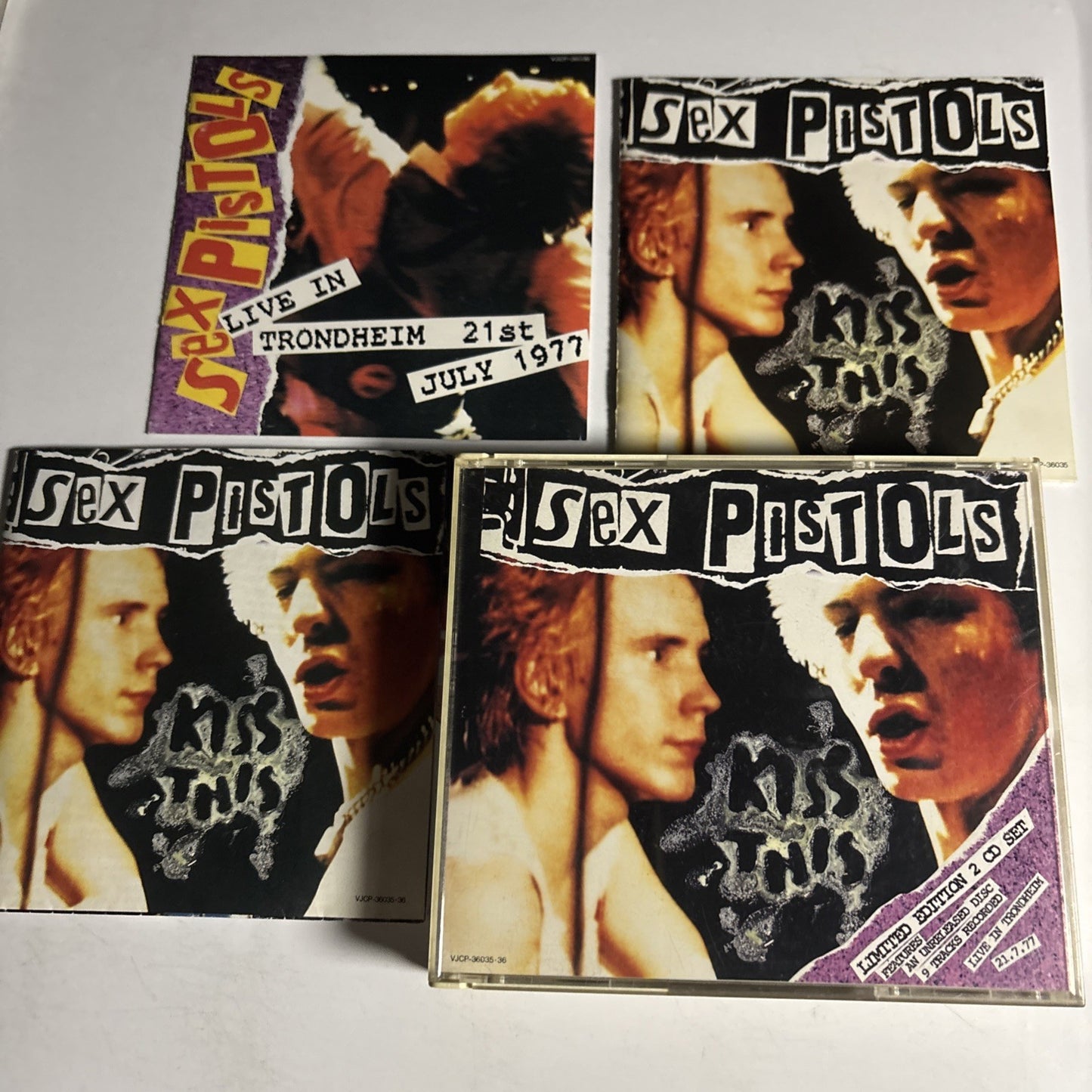 Sex Pistols – Kiss This / Live In Trondheim 21st July 1977 CD 1992 2-Disc Japan