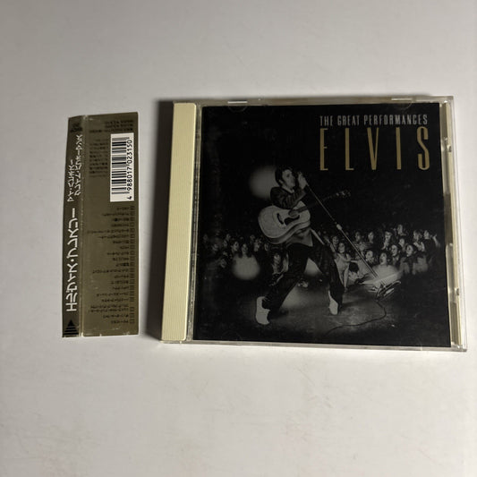 Elvis Presley – The Great Performances (CD, 1990) Japan obi BVCP-20