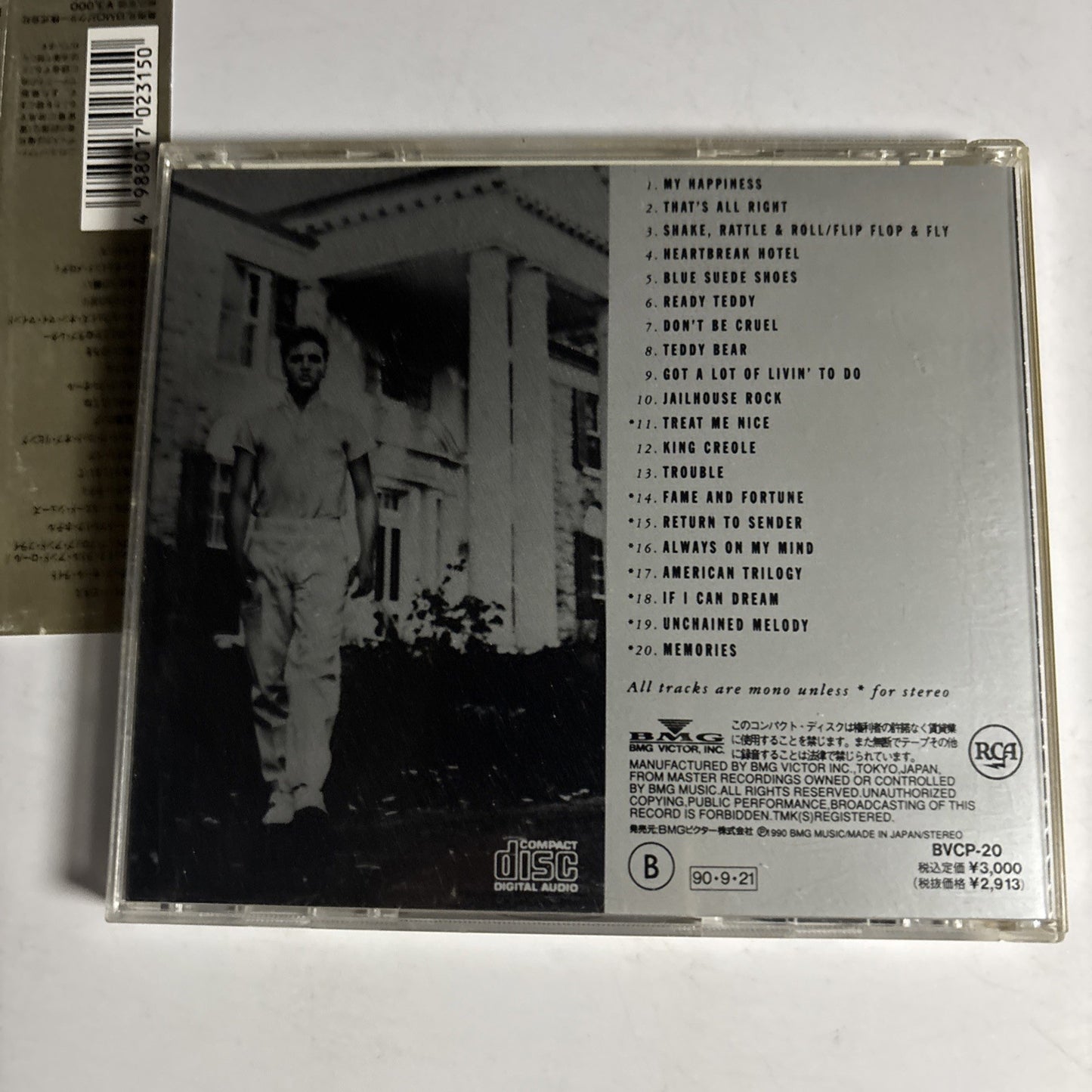 Elvis Presley – The Great Performances (CD, 1990) Japan obi BVCP-20
