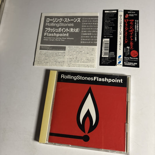 The Rolling Stones – Flashpoint (CD, 1991) Japan obi SRCS 5470