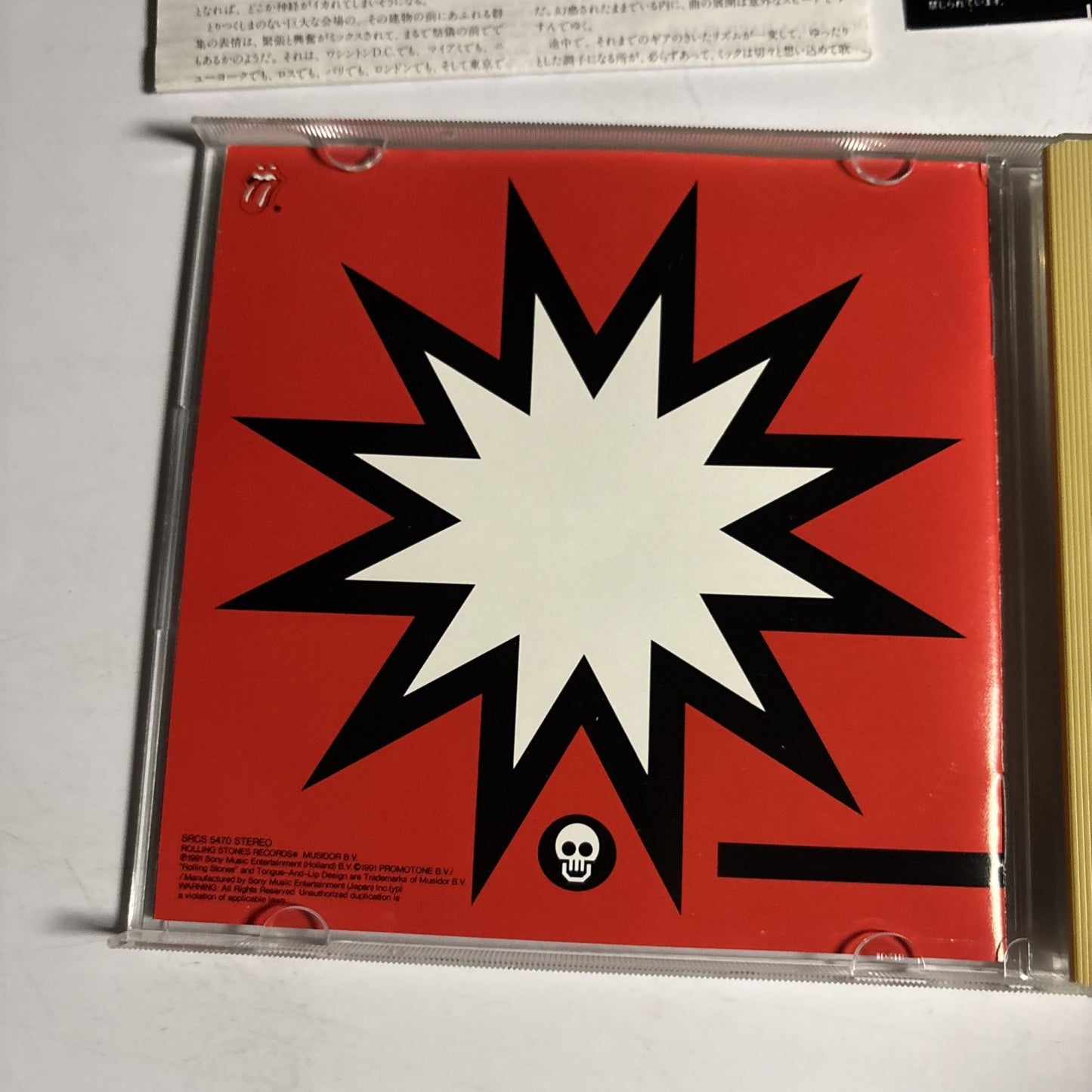 The Rolling Stones – Flashpoint (CD, 1991) Japan obi SRCS 5470