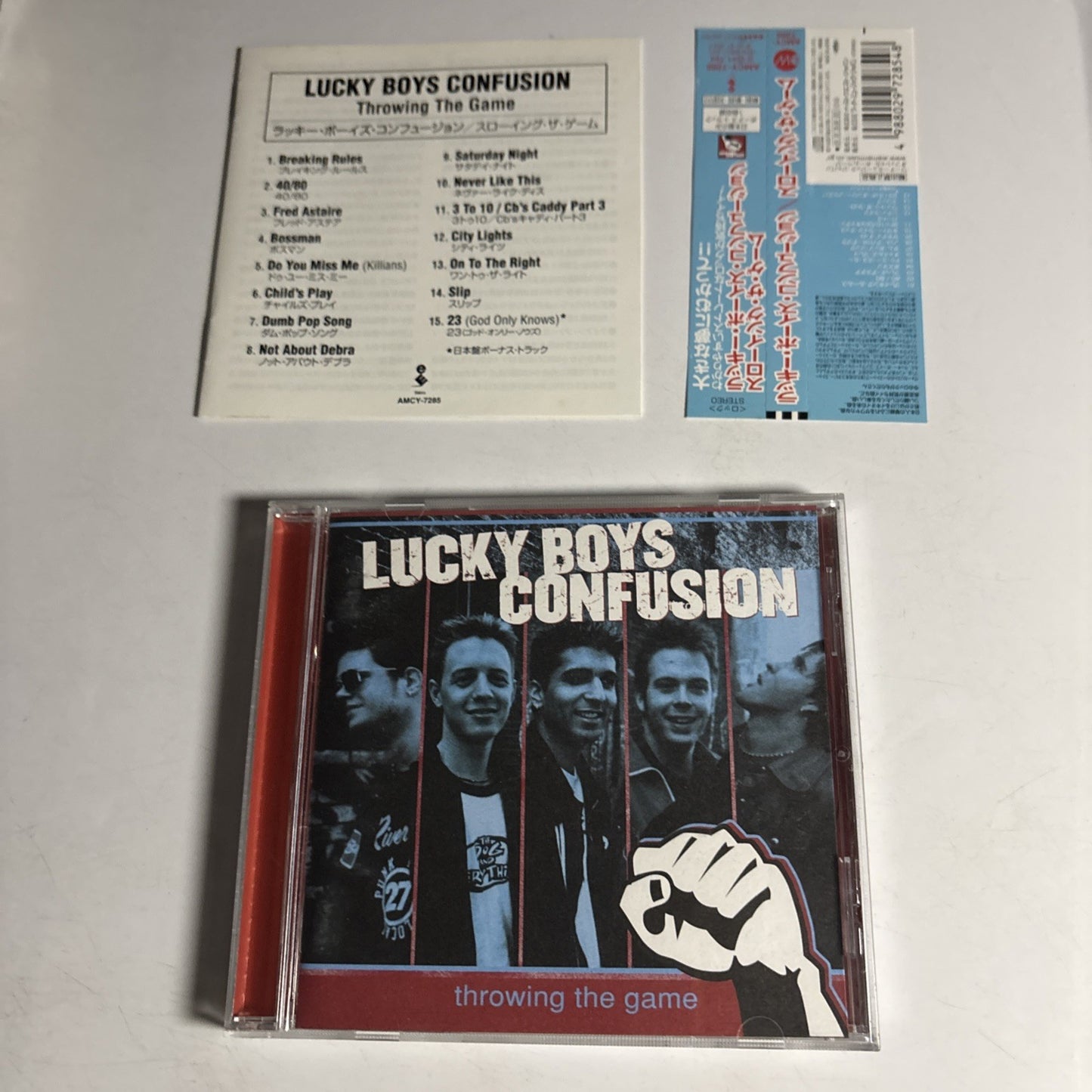 Lucky Boys Confusion – Throwing The Game (CD, 2001) Japan Bonus Track Obi