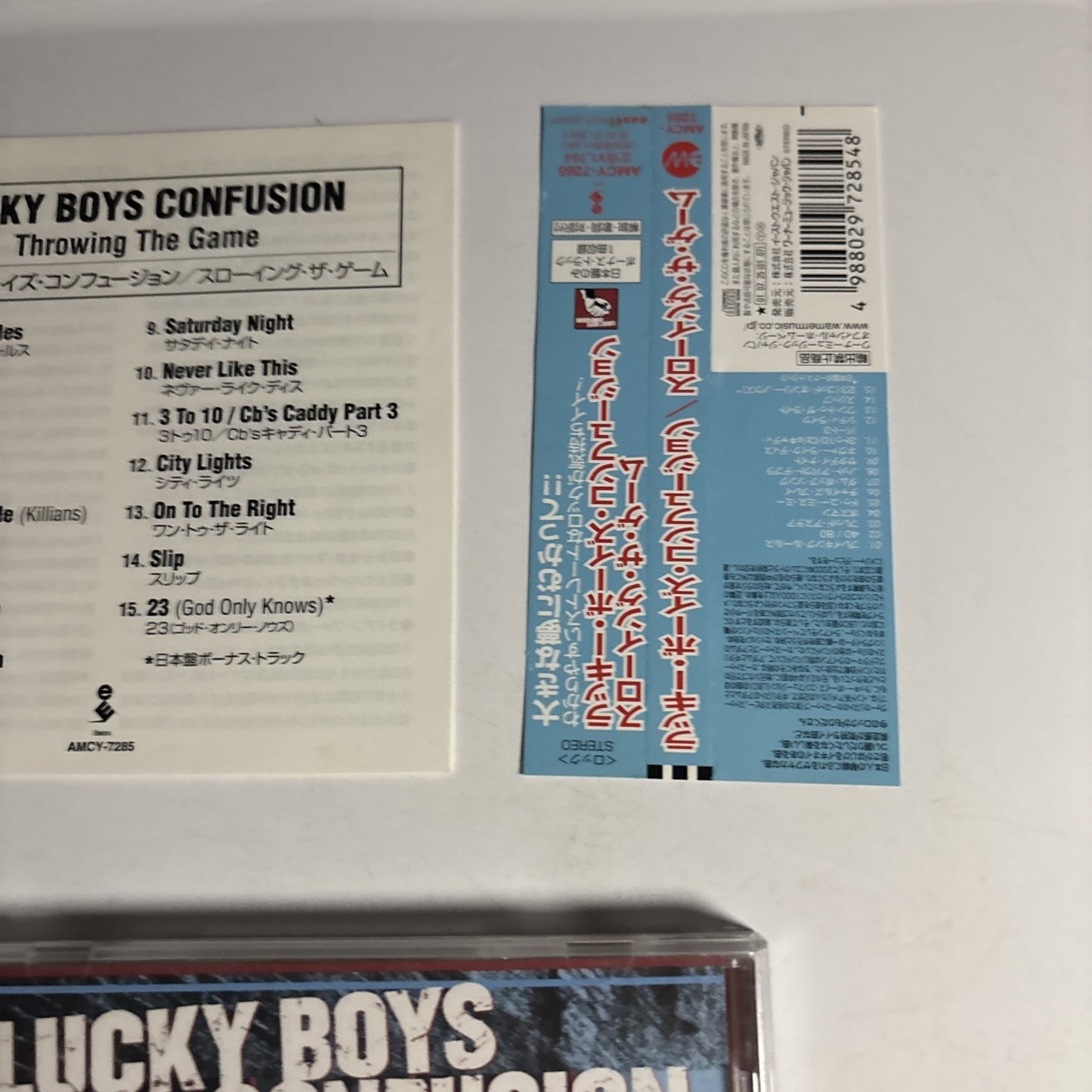 Lucky Boys Confusion – Throwing The Game (CD, 2001) Japan Bonus Track Obi
