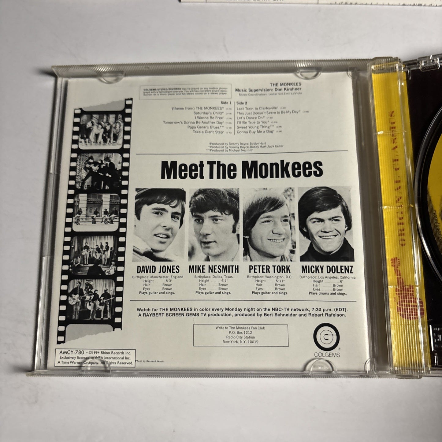 The Monkees – The Monkees (CD, 1994) Japan obi AMCY-780