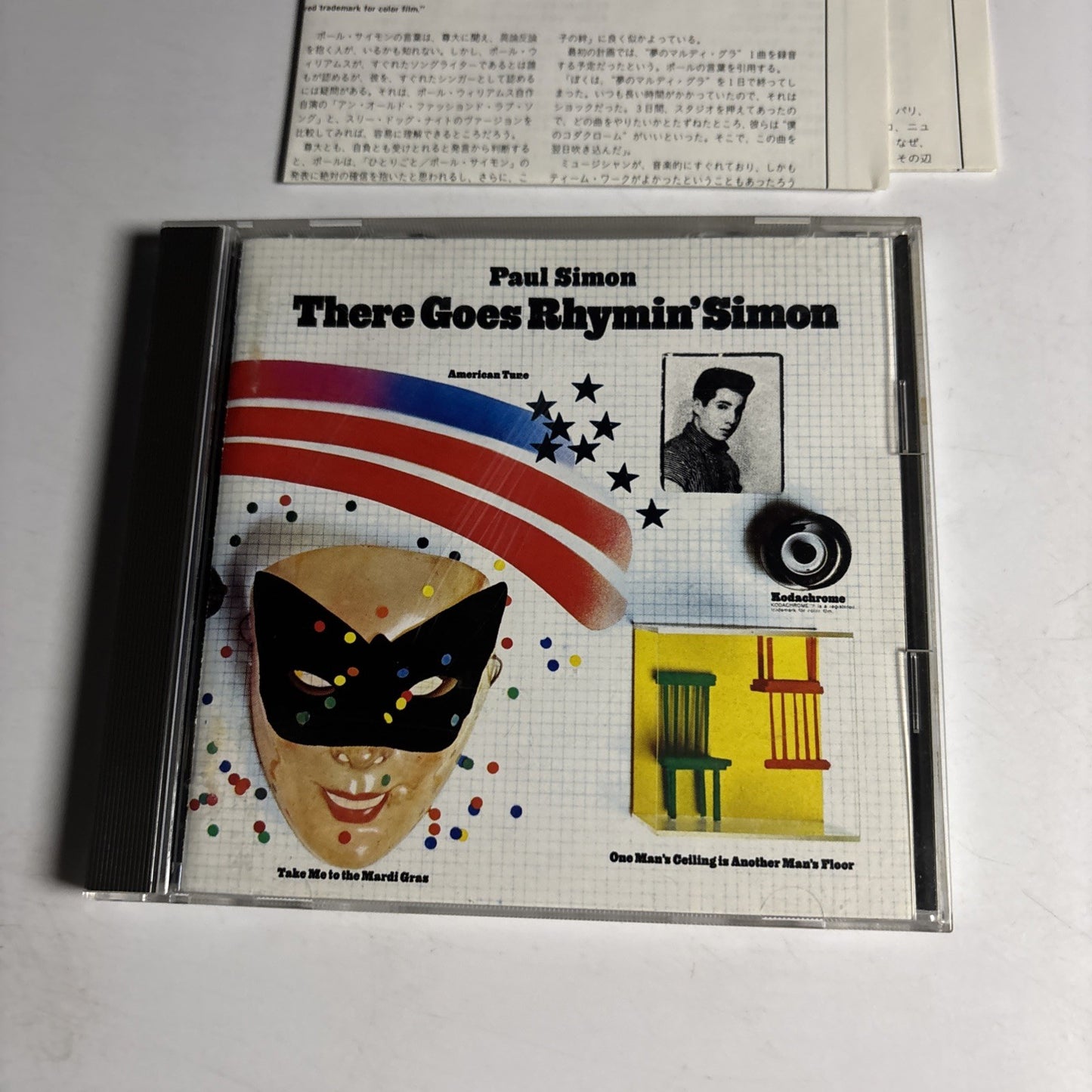Paul Simon – There Goes Rhymin' Simon (CD, 1990) Japan WPCP-3971