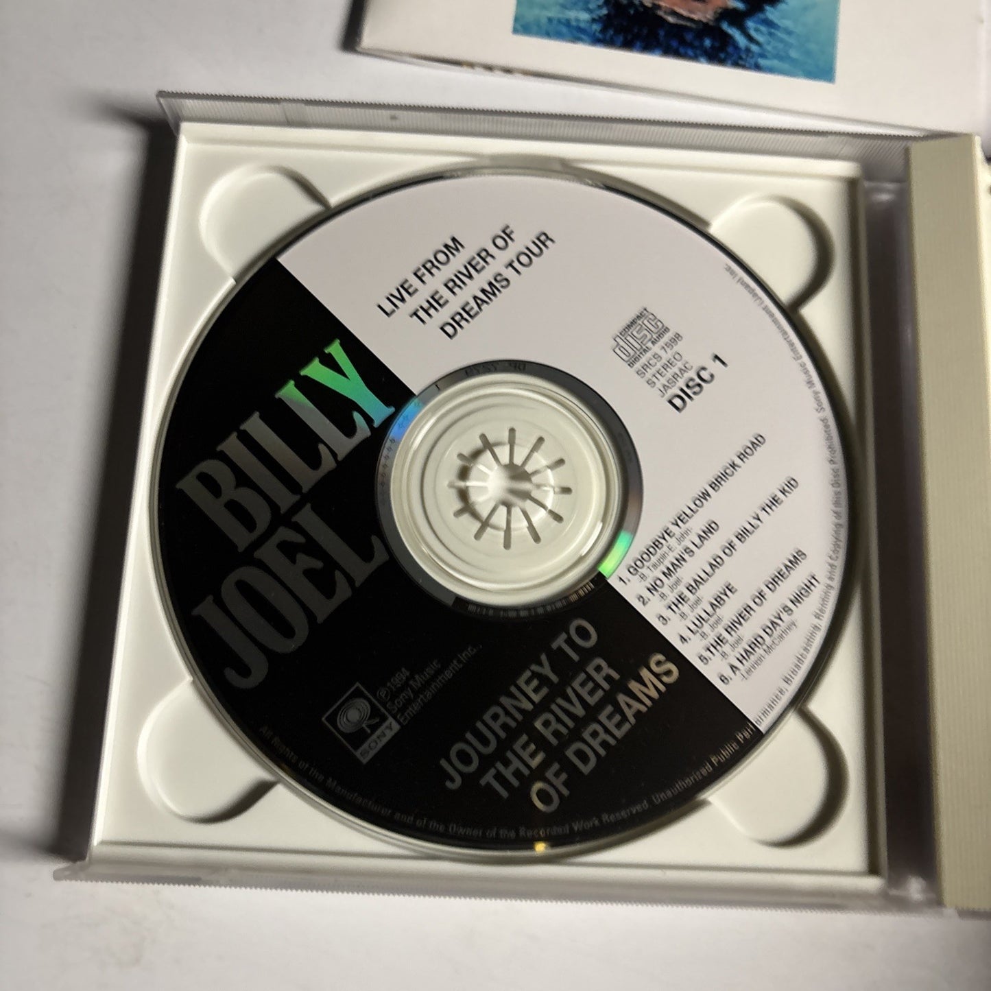 Billy Joel – Journey To The River Of Dreams (CD, 1995) Japan 2-Disc SRCS 7598/99