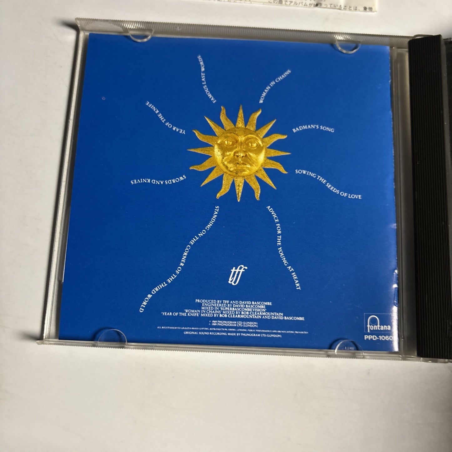 Tears For Fears – The Seeds Of Love (CD, 1989)  Japan PPD-1060