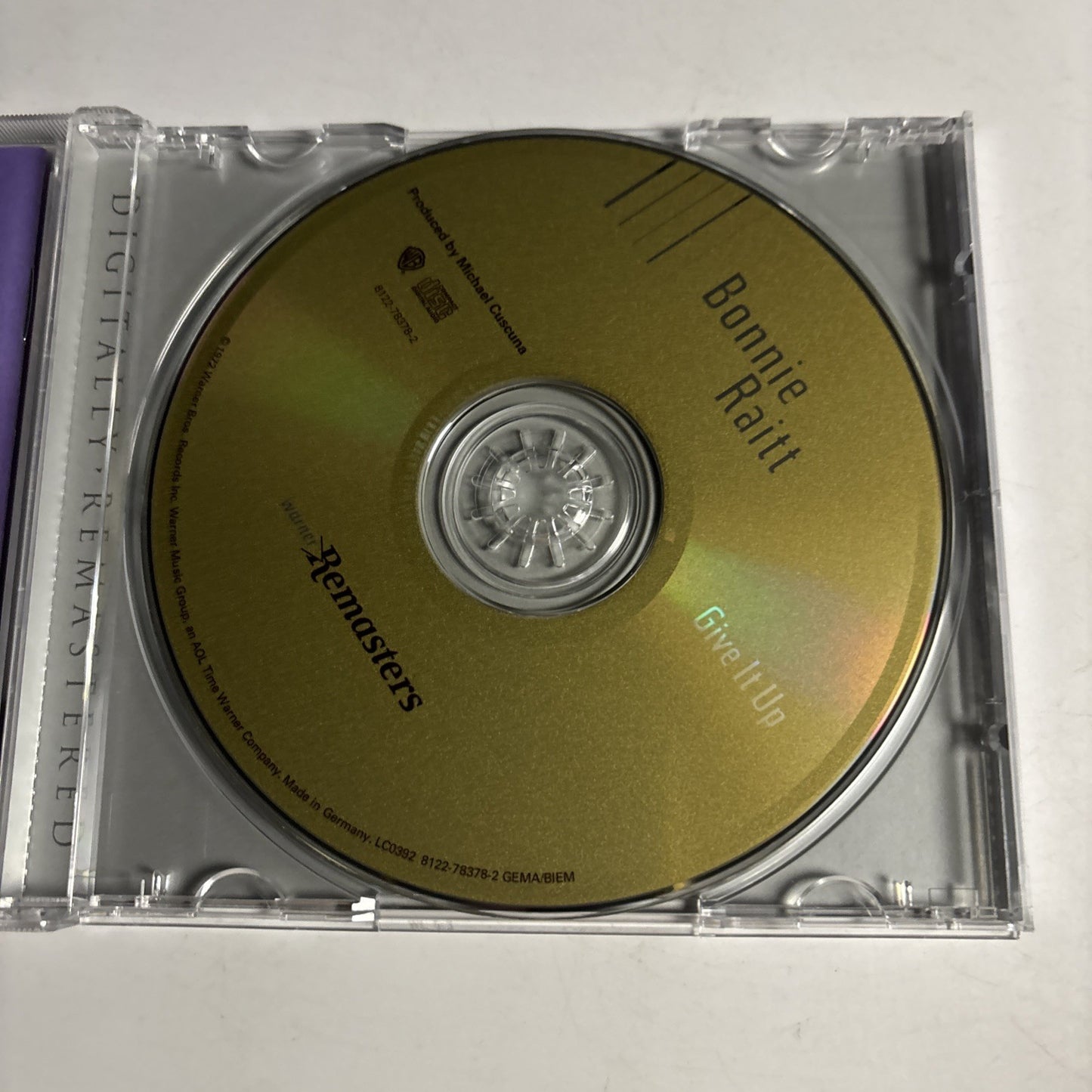 Bonnie Raitt – Give It Up (CD, 2002) Europe 8122-78378-2