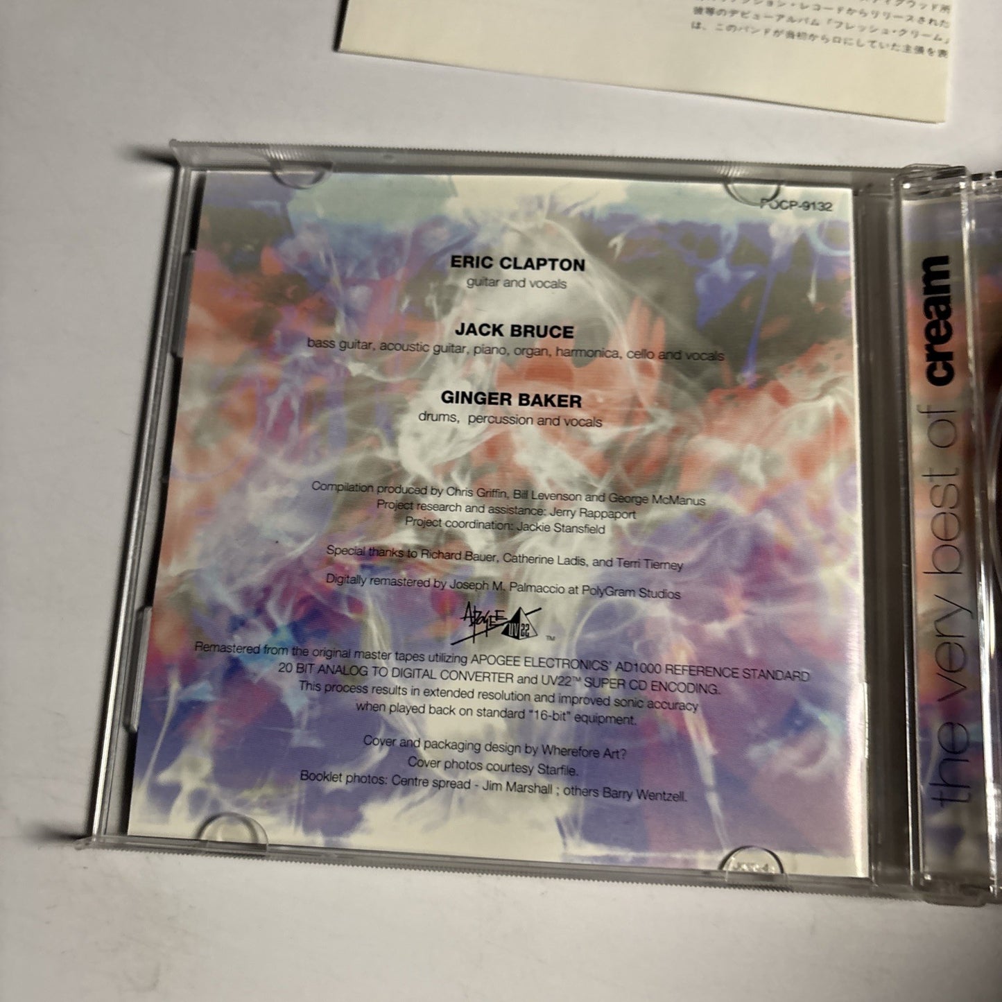 Cream – The Very Best Of Cream (CD, 1998) Japan POCP-9132