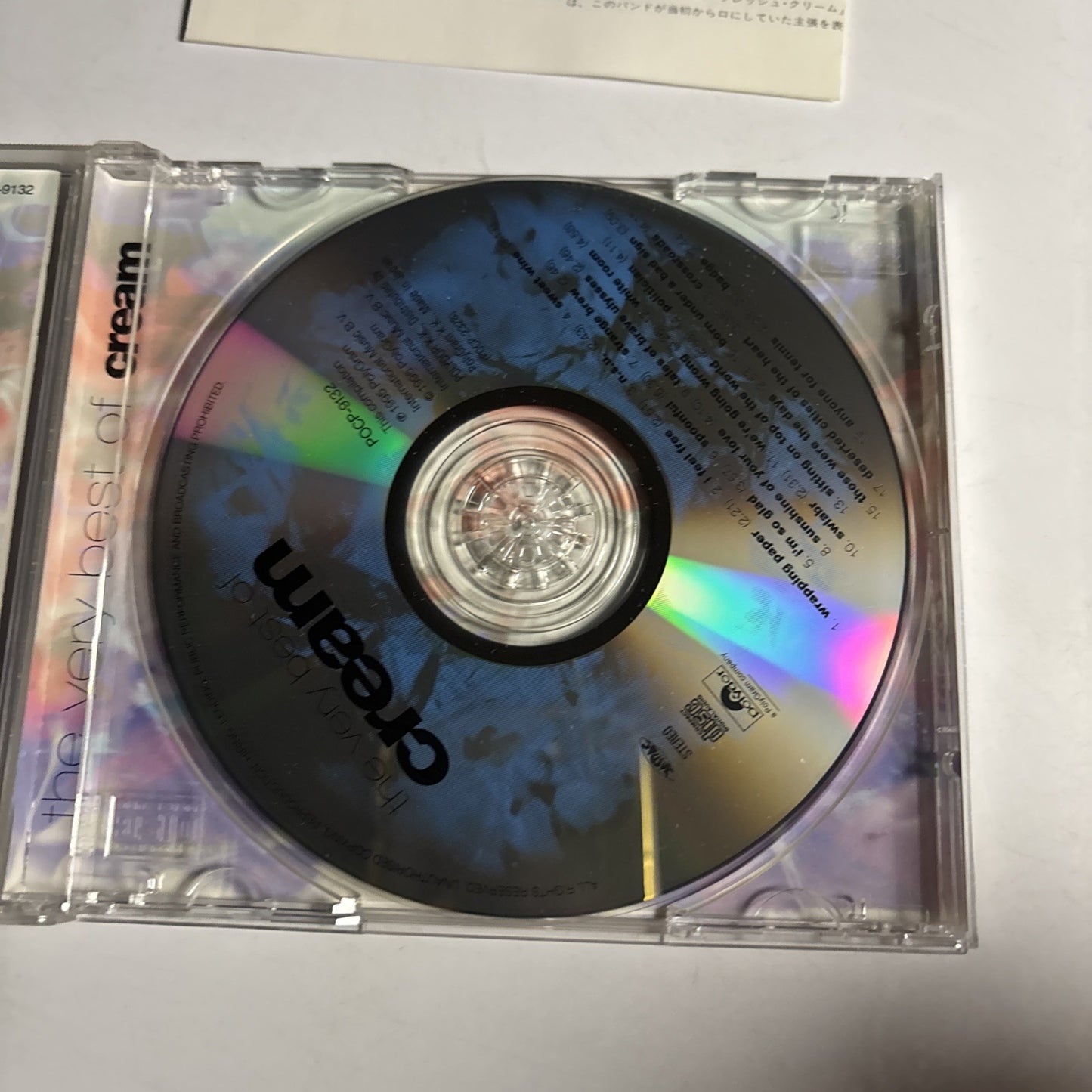 Cream – The Very Best Of Cream (CD, 1998) Japan POCP-9132
